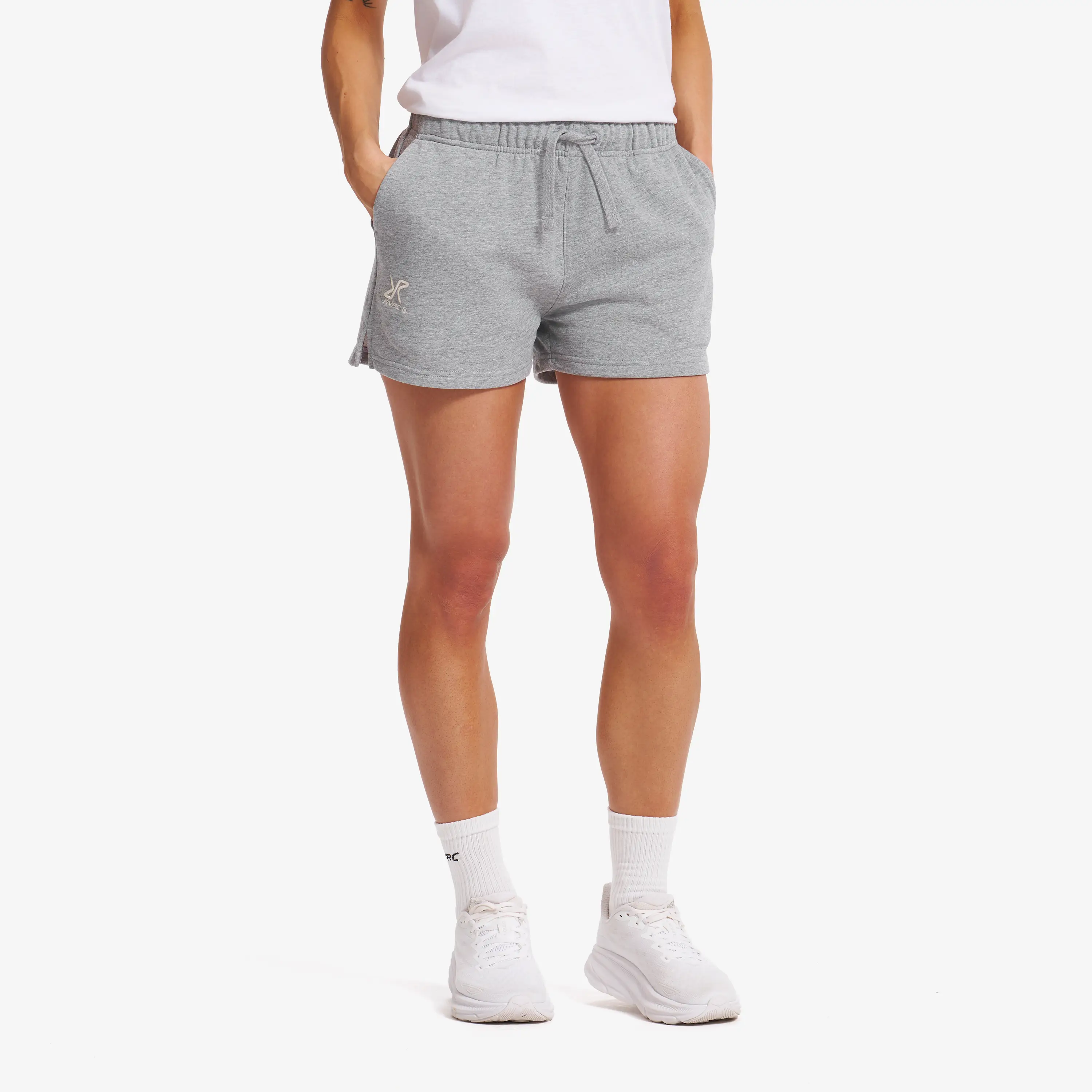 RVRC Sweat Shorts Grey Melange Damskie, 