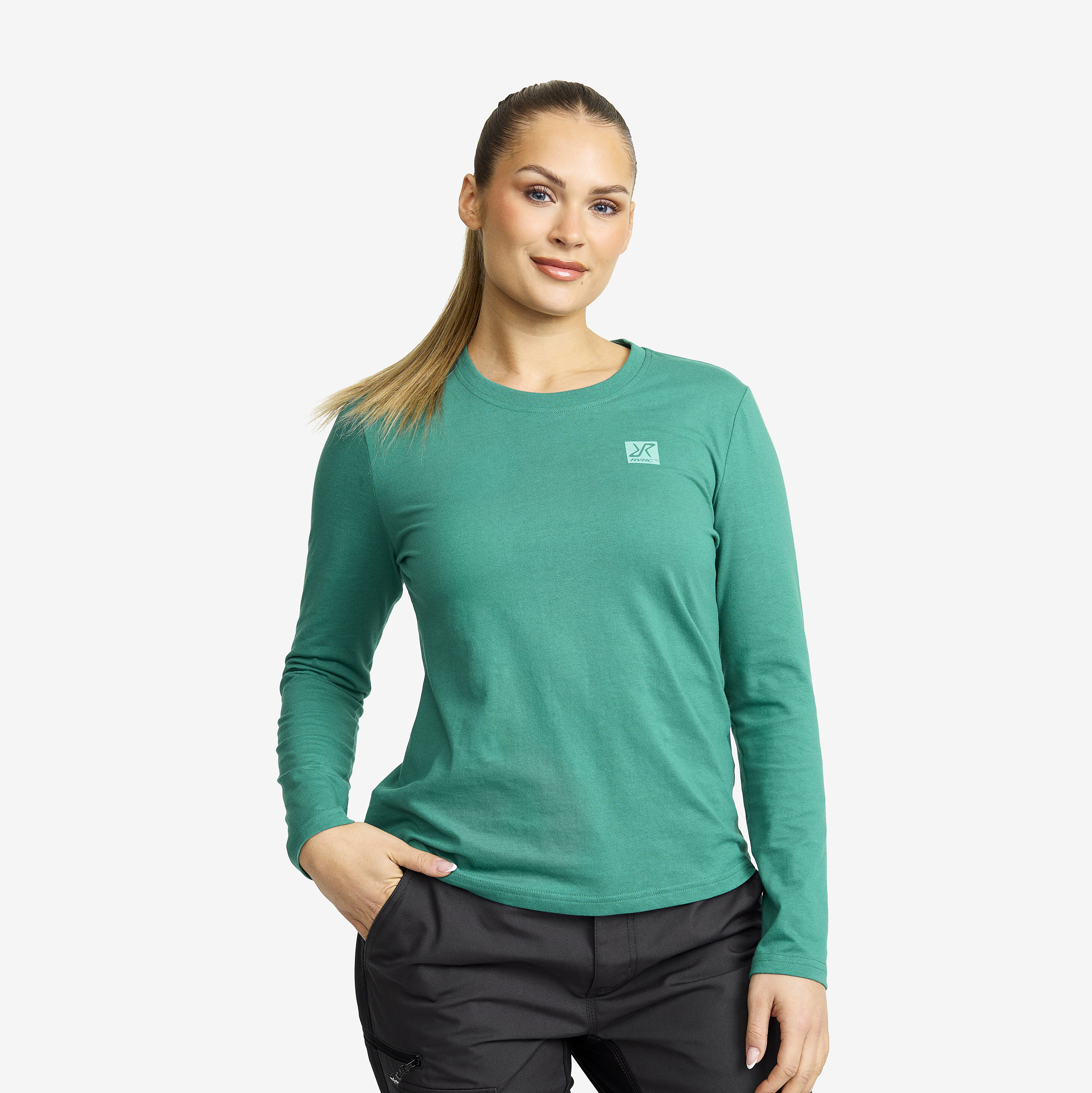 Easy Long-sleeved T-shirt – Dam – North Sea Storlek:2XL – Dam > Tröjor > Skjortor & Långärmade Tröjor