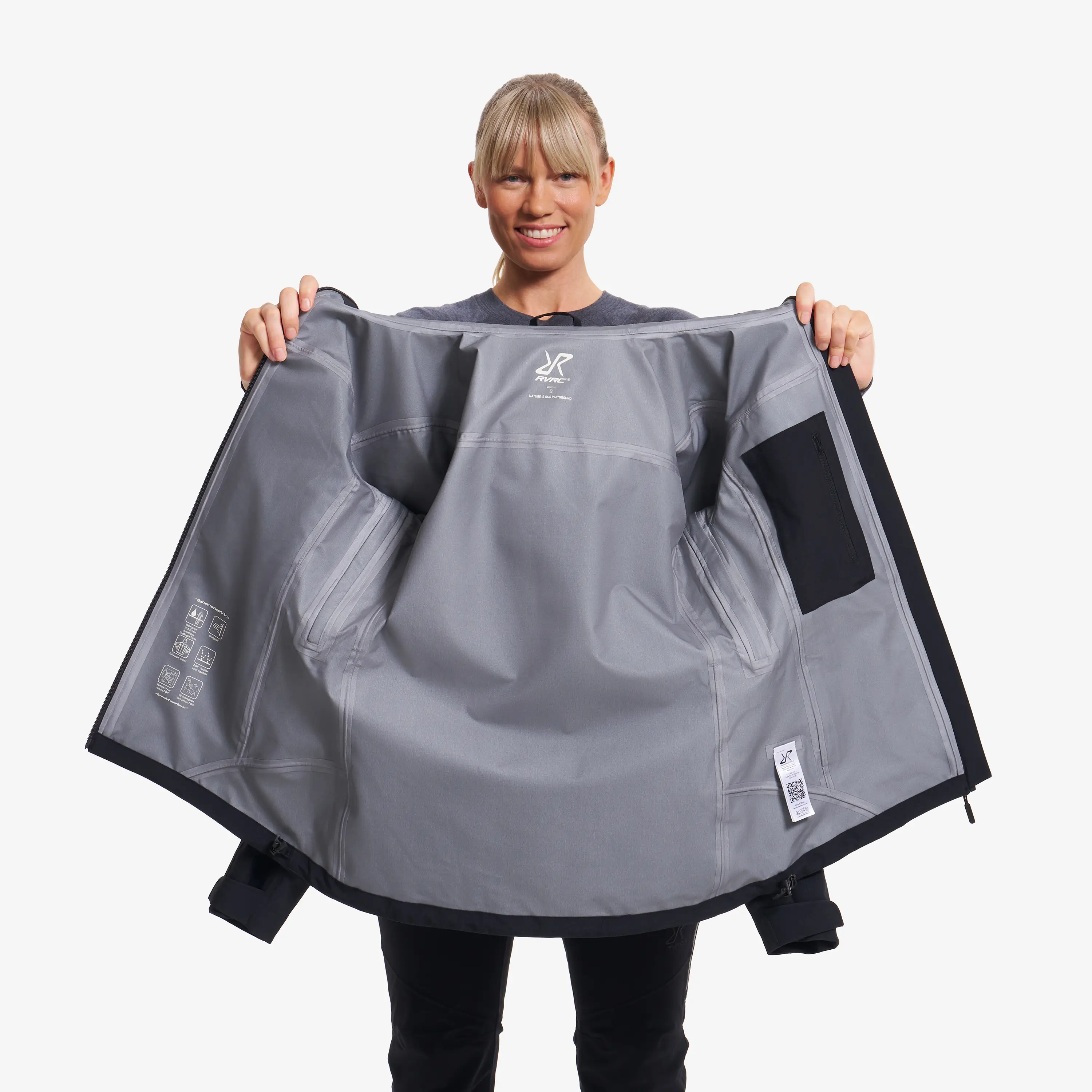 Silence Proshell 3L Jacket Black/Anthracite Naiset, 