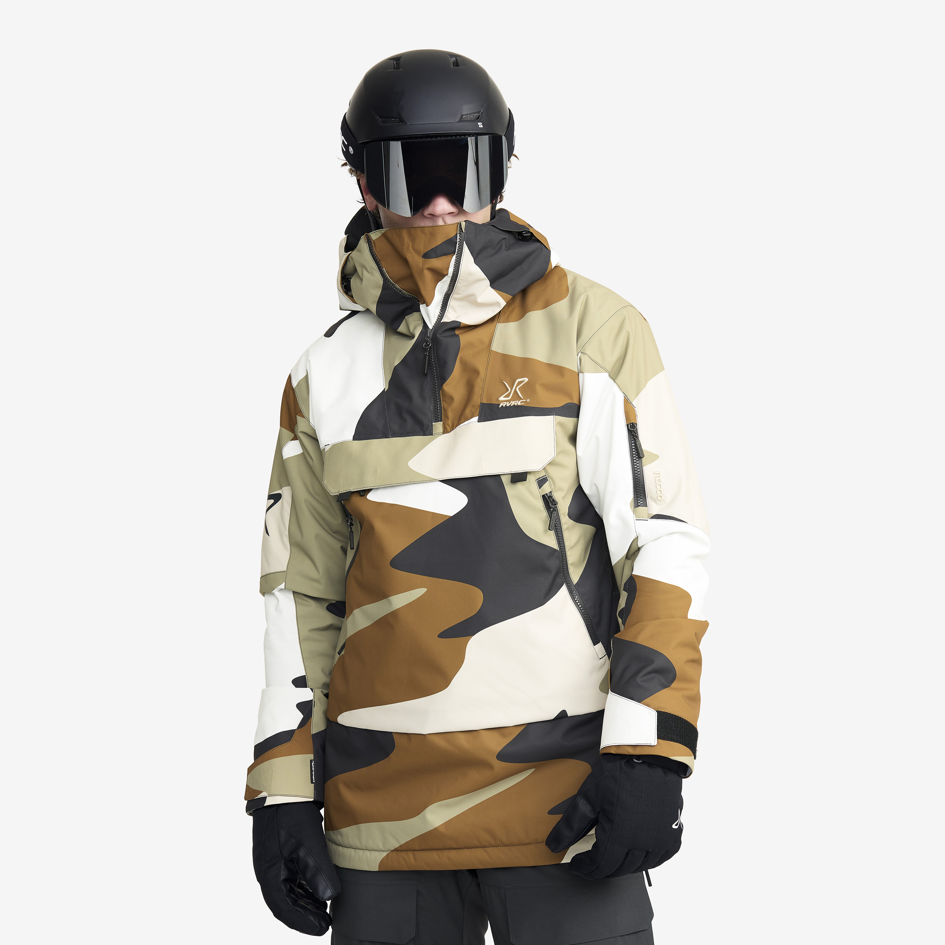 AccXel Insulated 2L Ski Anorak Herr Anthracite/Rubber, :L