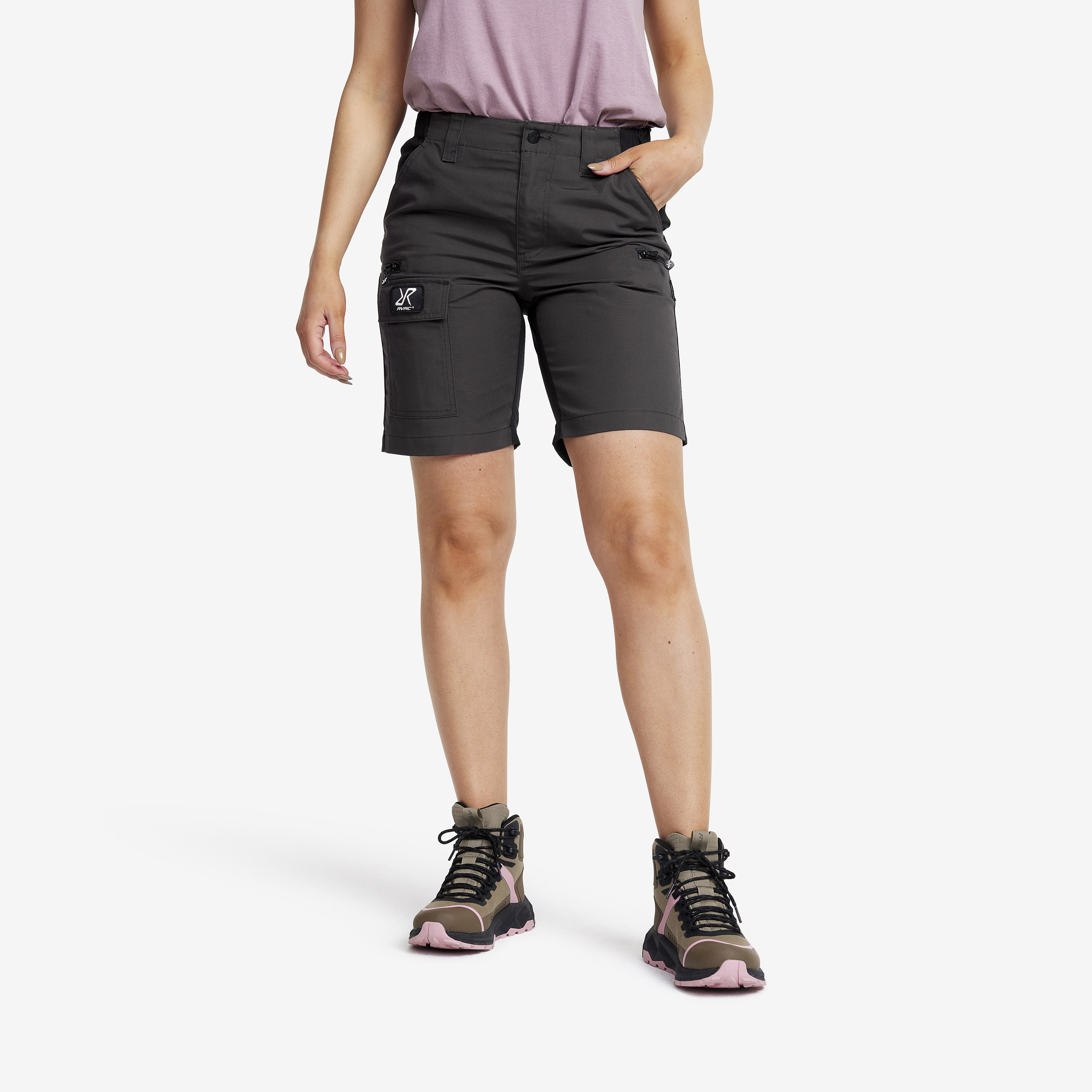 Nordwand shorts for women in dark grey