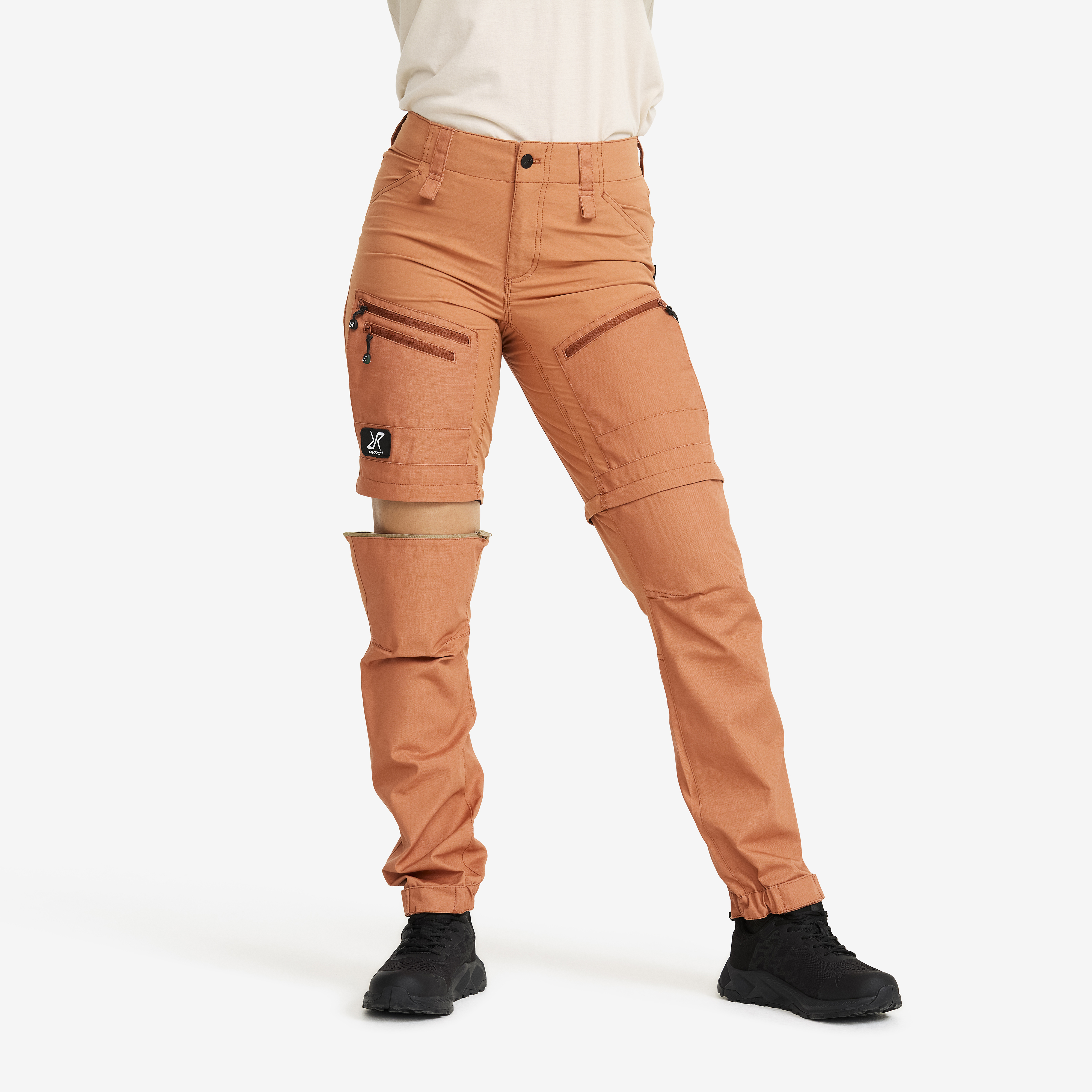 RVRC GP Pro Zip-off Pants Dame Sunburn, Størrelse:L - Zip-off-bukser