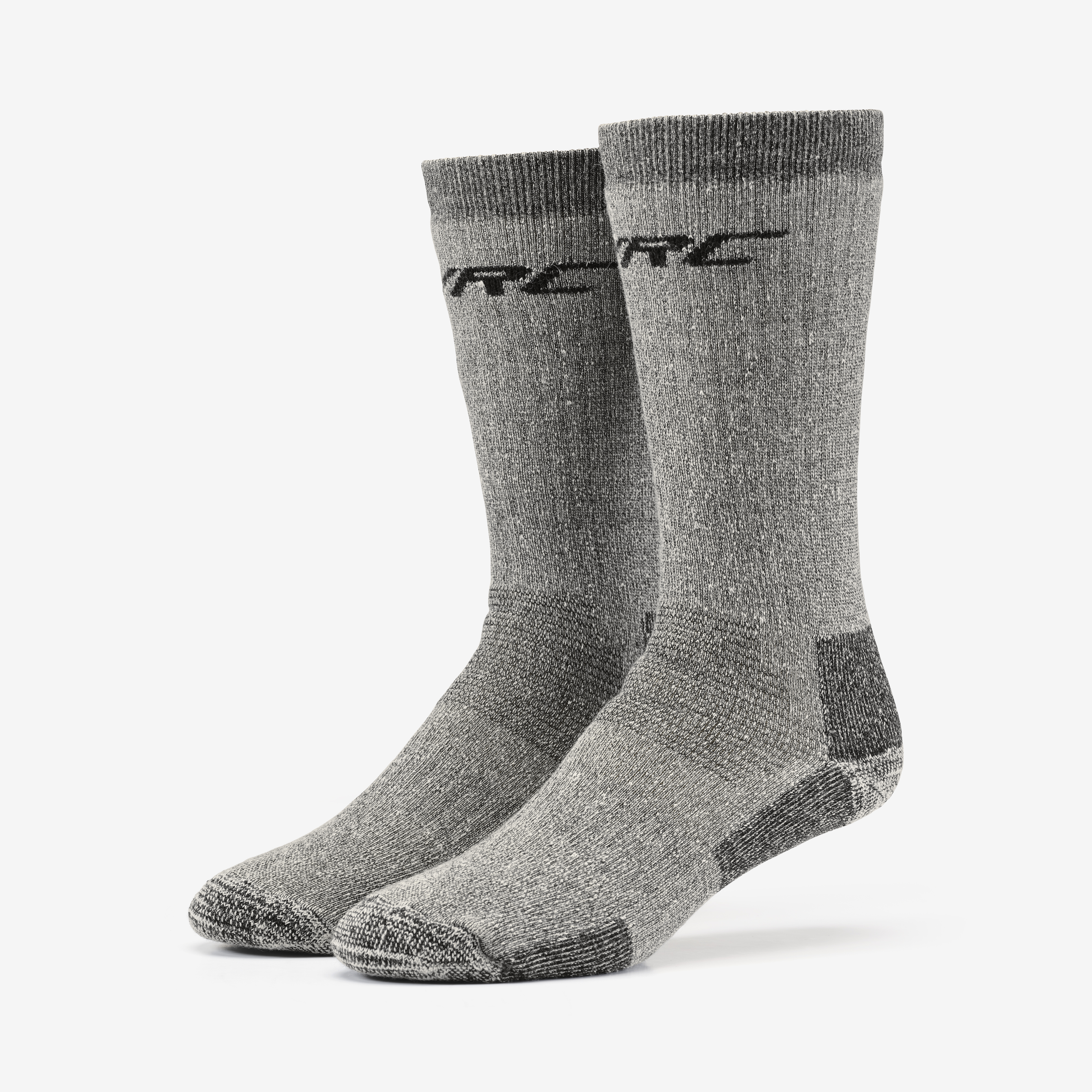 Wool Mid Terry Sock Grey Melange,