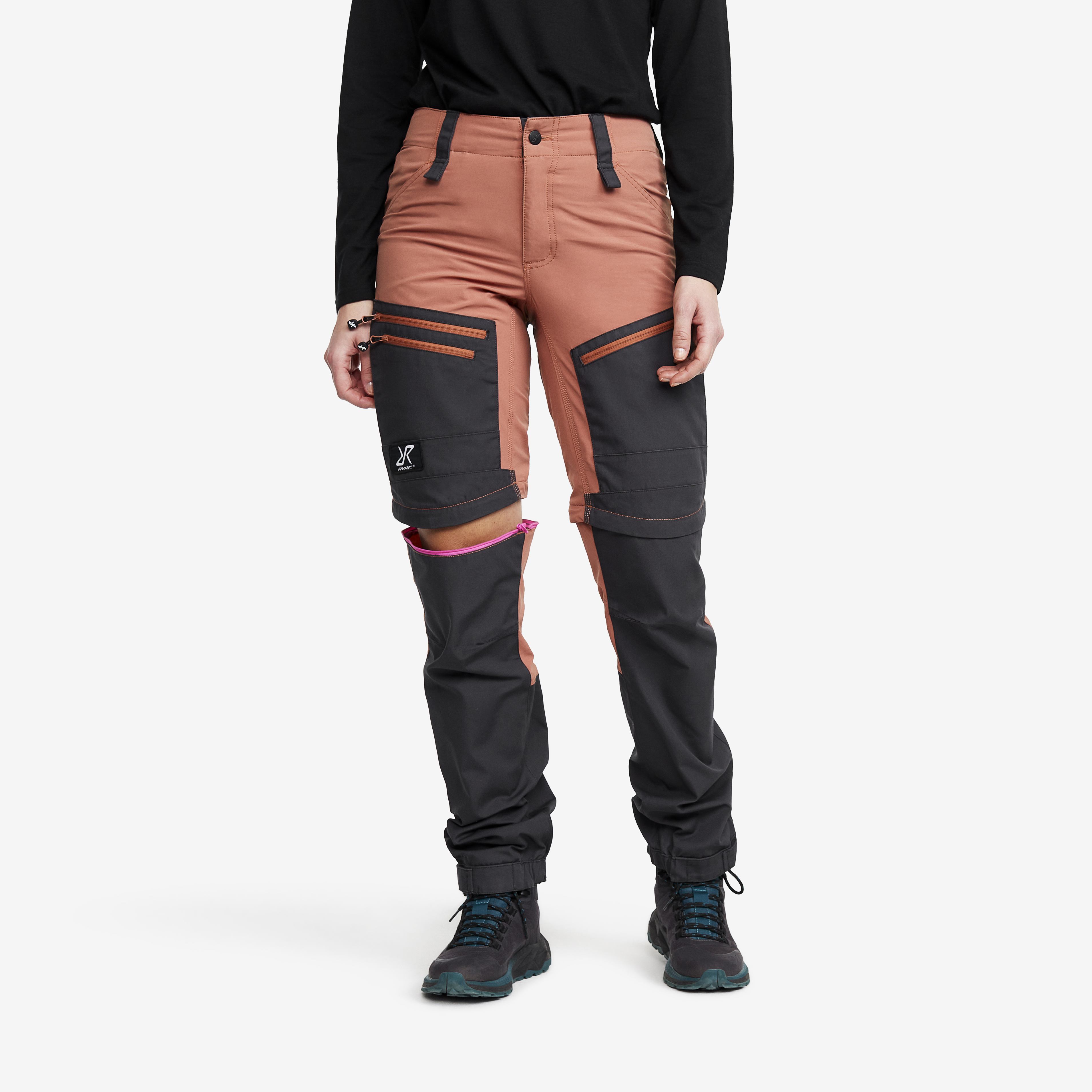 RVRC GP Pro Zip-off Pants Naiset Copper Brown Koko:L – Zip-off-housut