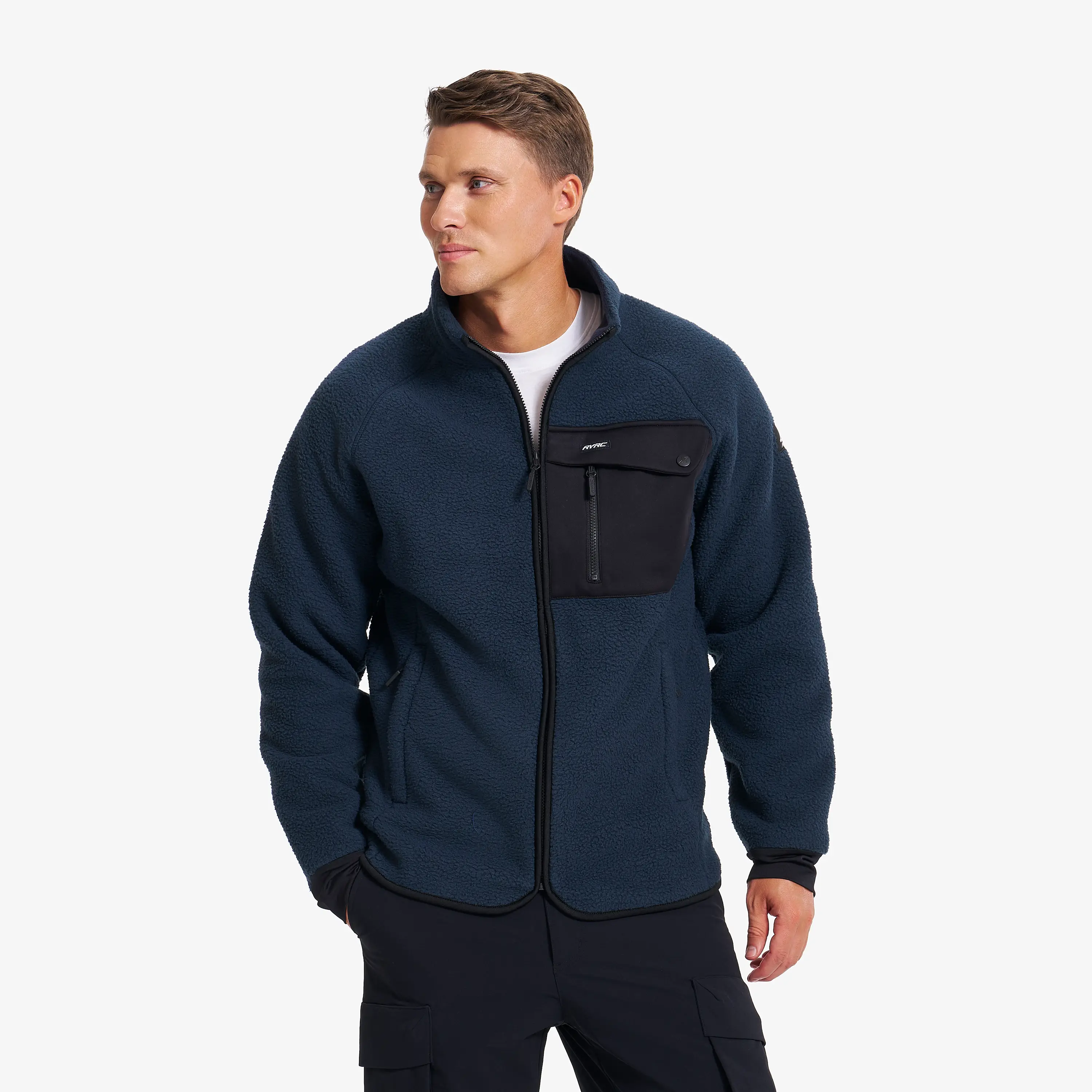 Sherpa Full-zip Fleece Jacket