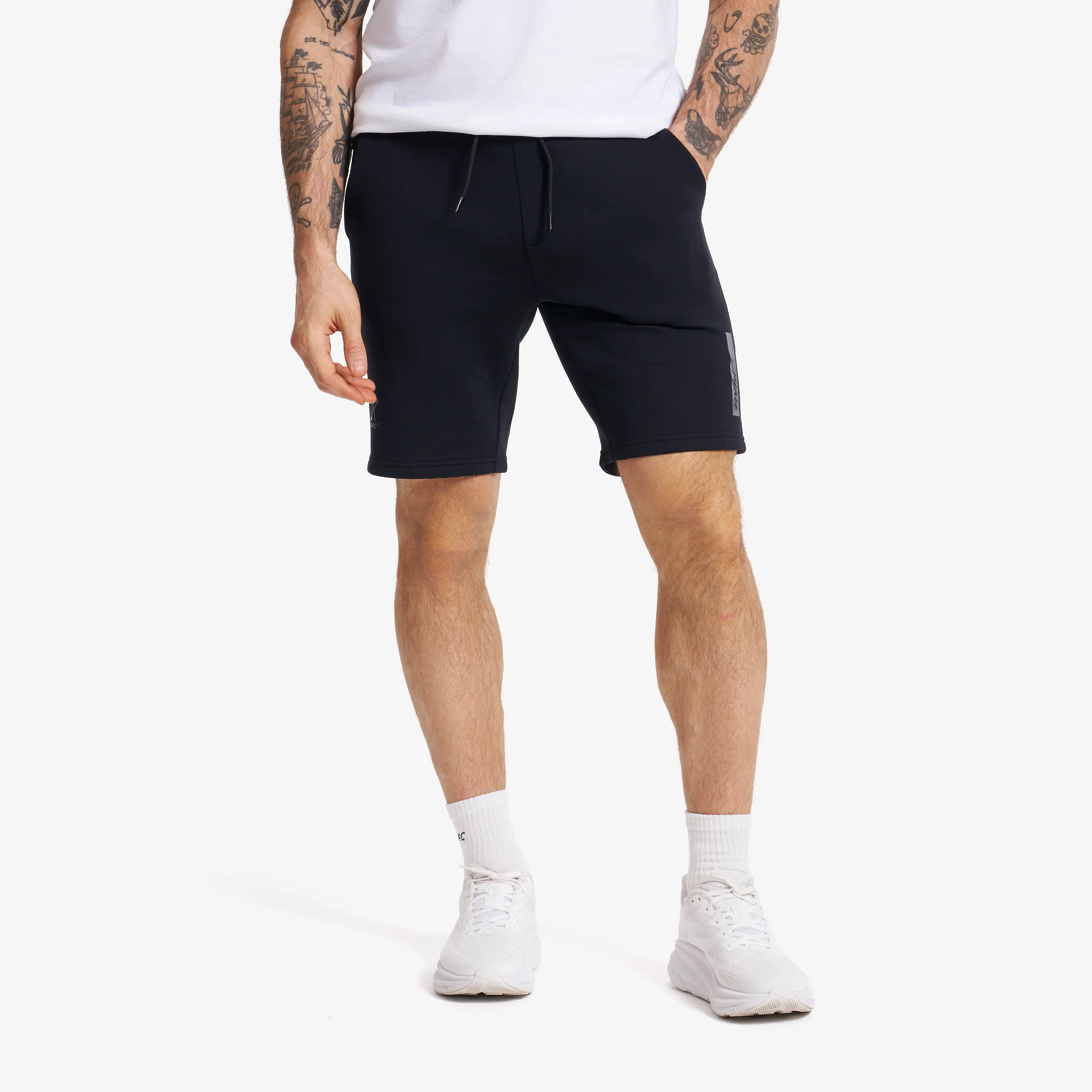 Street Scuba Shorts Black Męskie, 