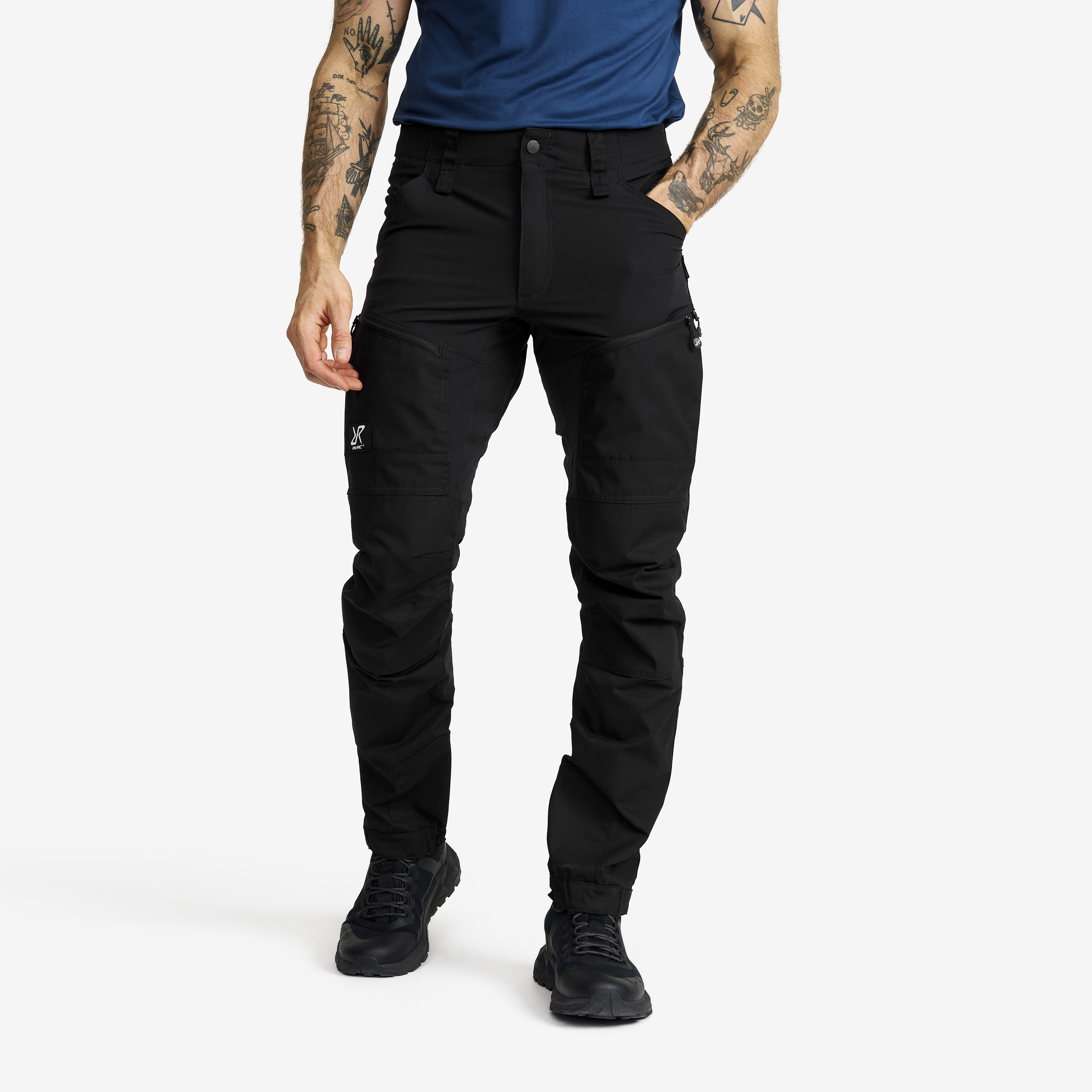 RVRC GP Pro turistické kalhoty pro muže v černé barvě