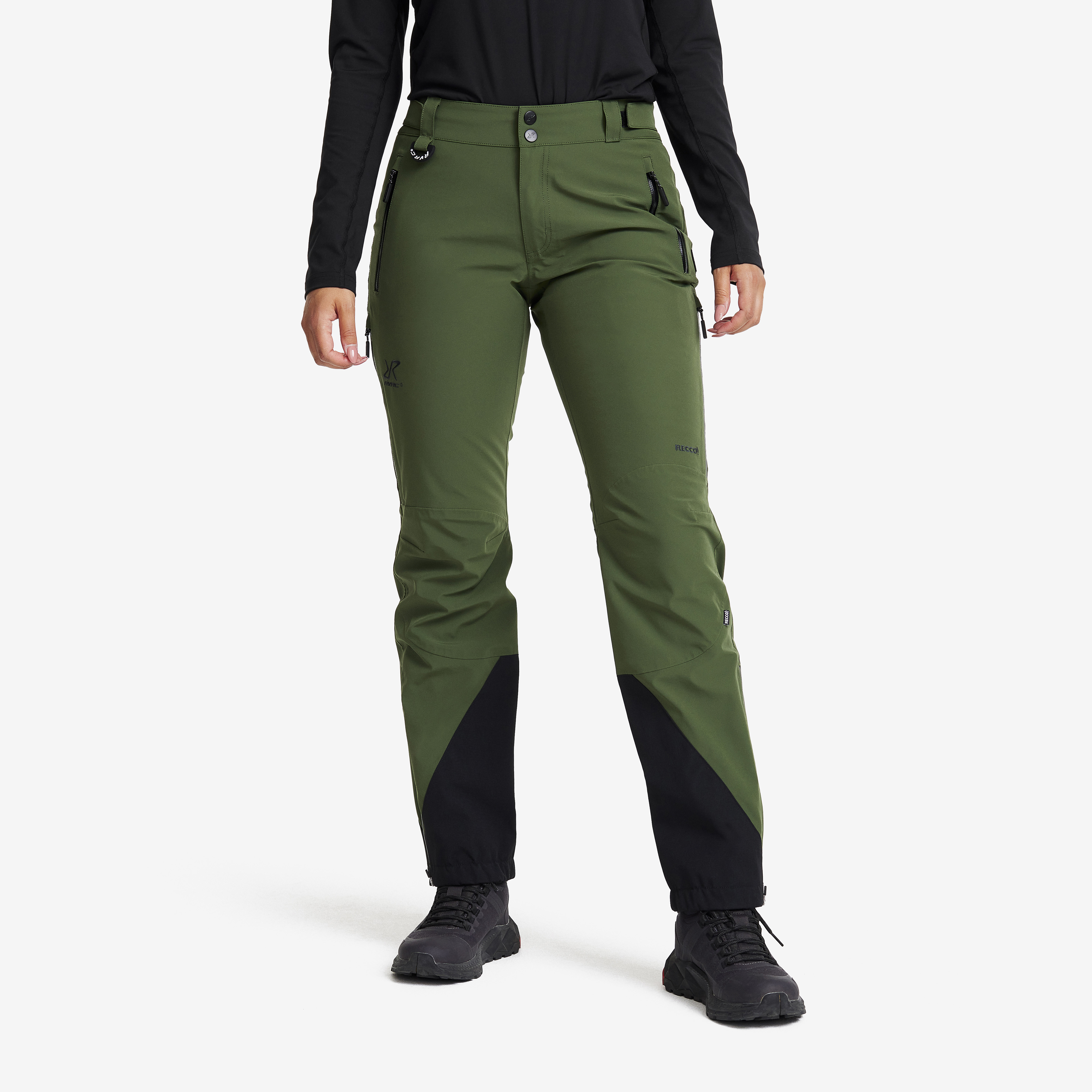 Cyclone Rescue Pants Black Forest Damskie,