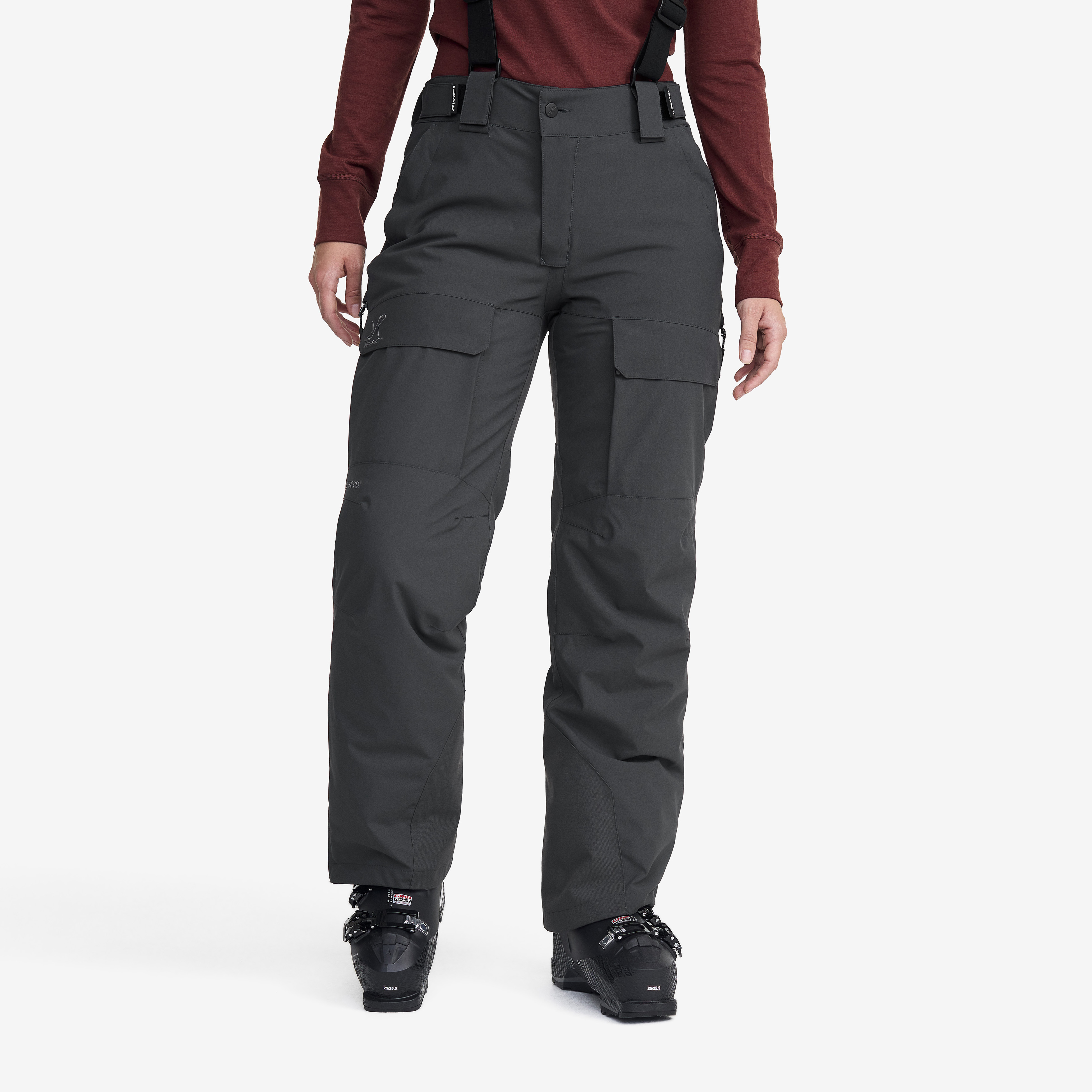 Halo 2L Insulated Ski Pants Anthracite Femme