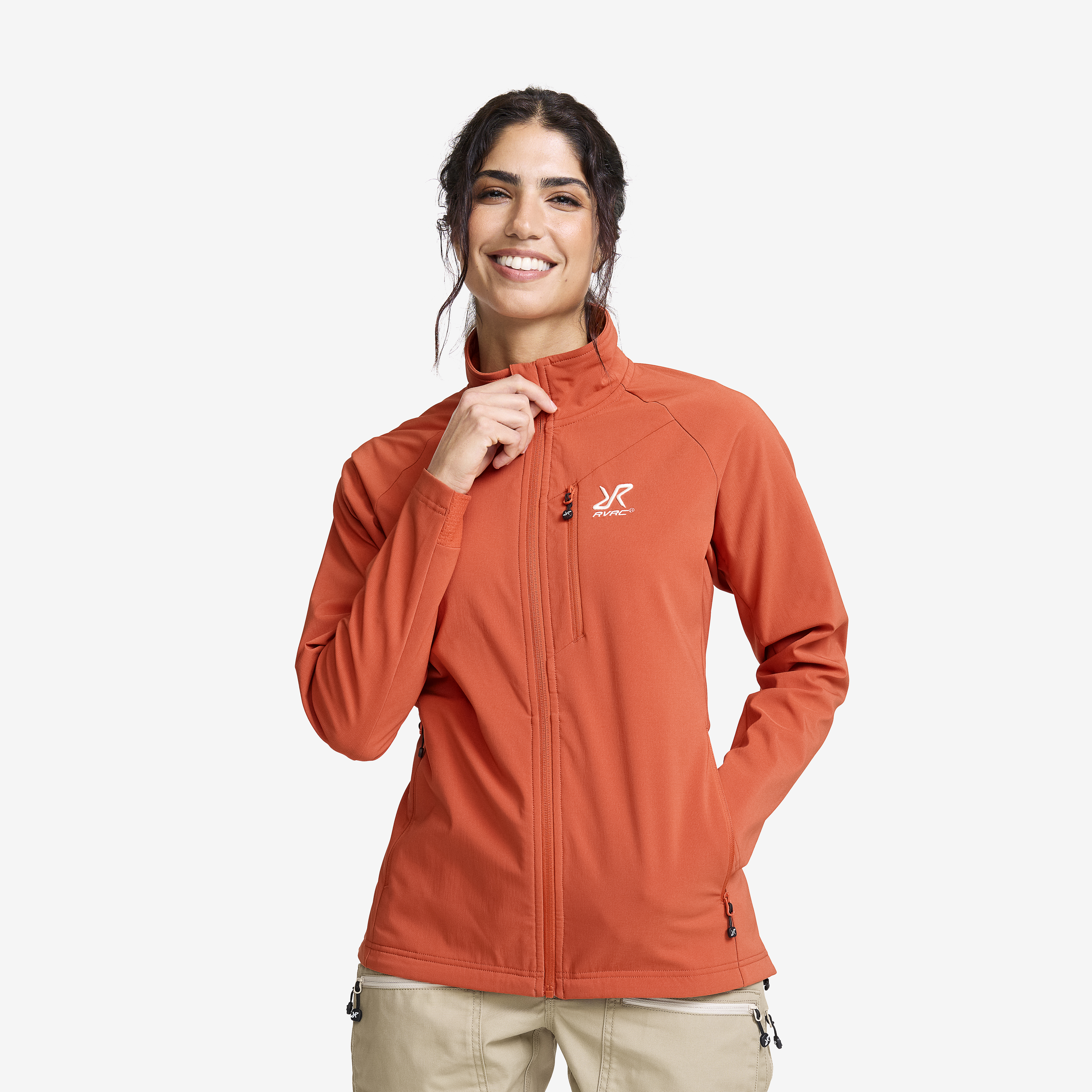 Exciter Light Softshell Jacket Mecca Orange Damen