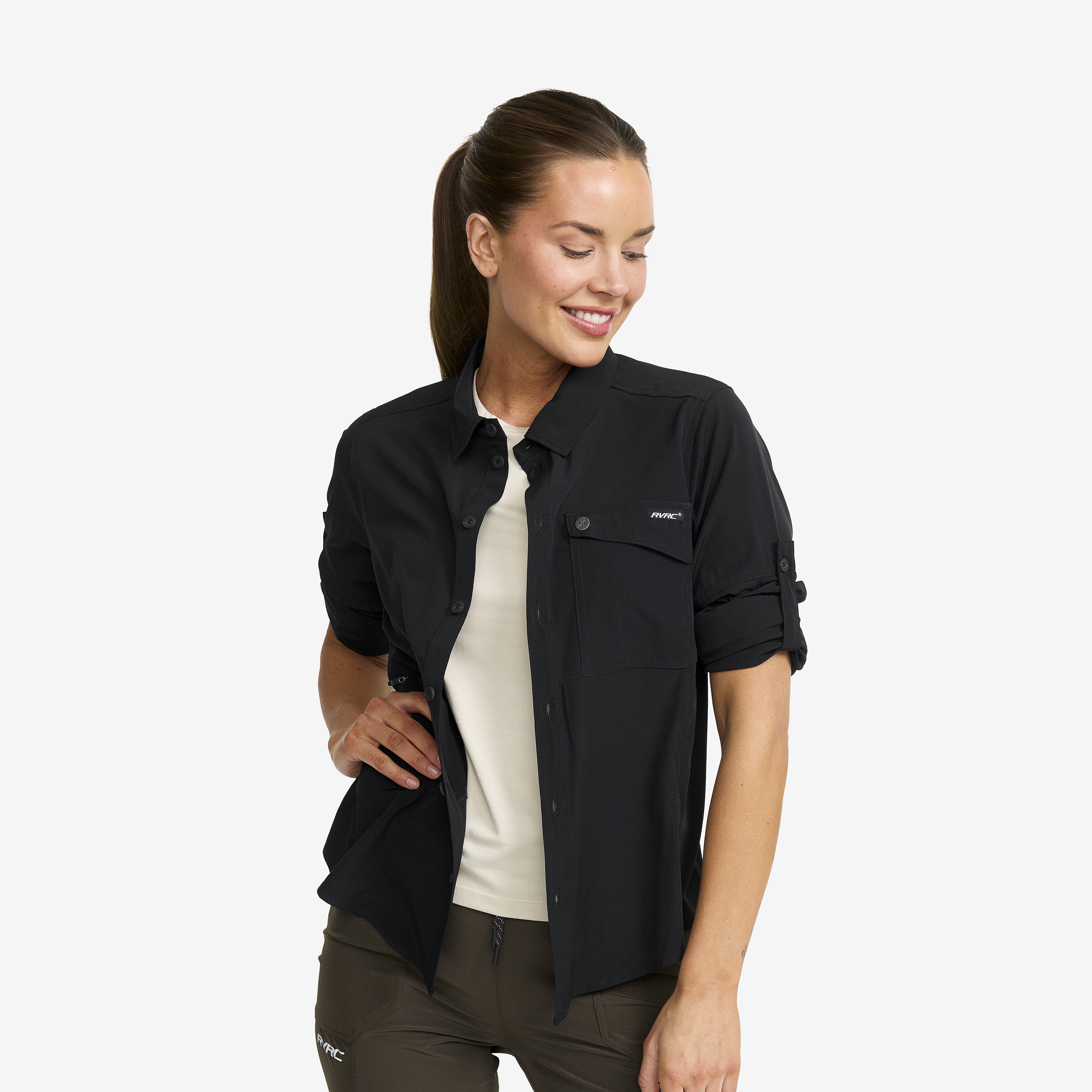 Gradient Pro UV Shirt Black Damskie,