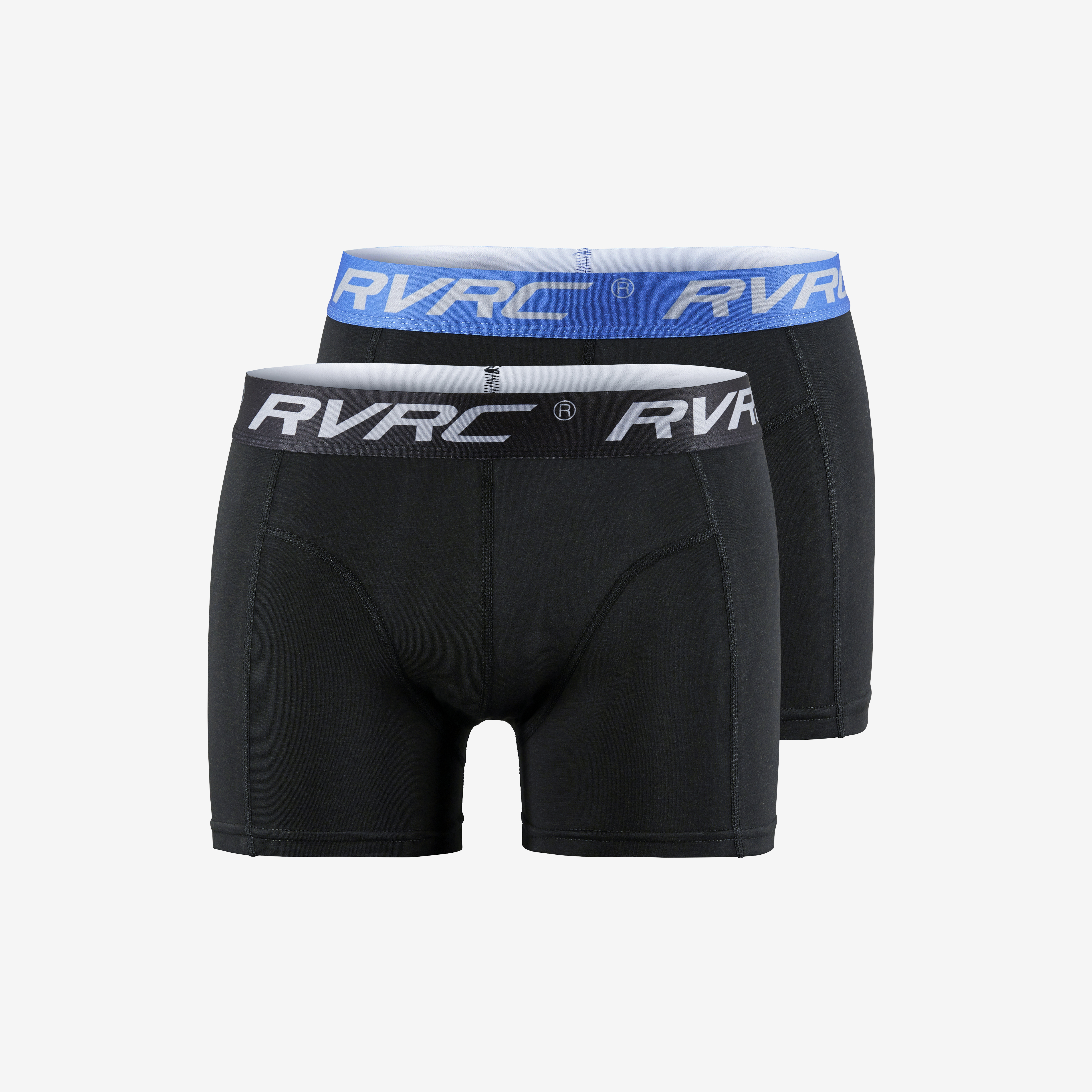 2-pack Bamboo Boxer Black/Blue Hombres
