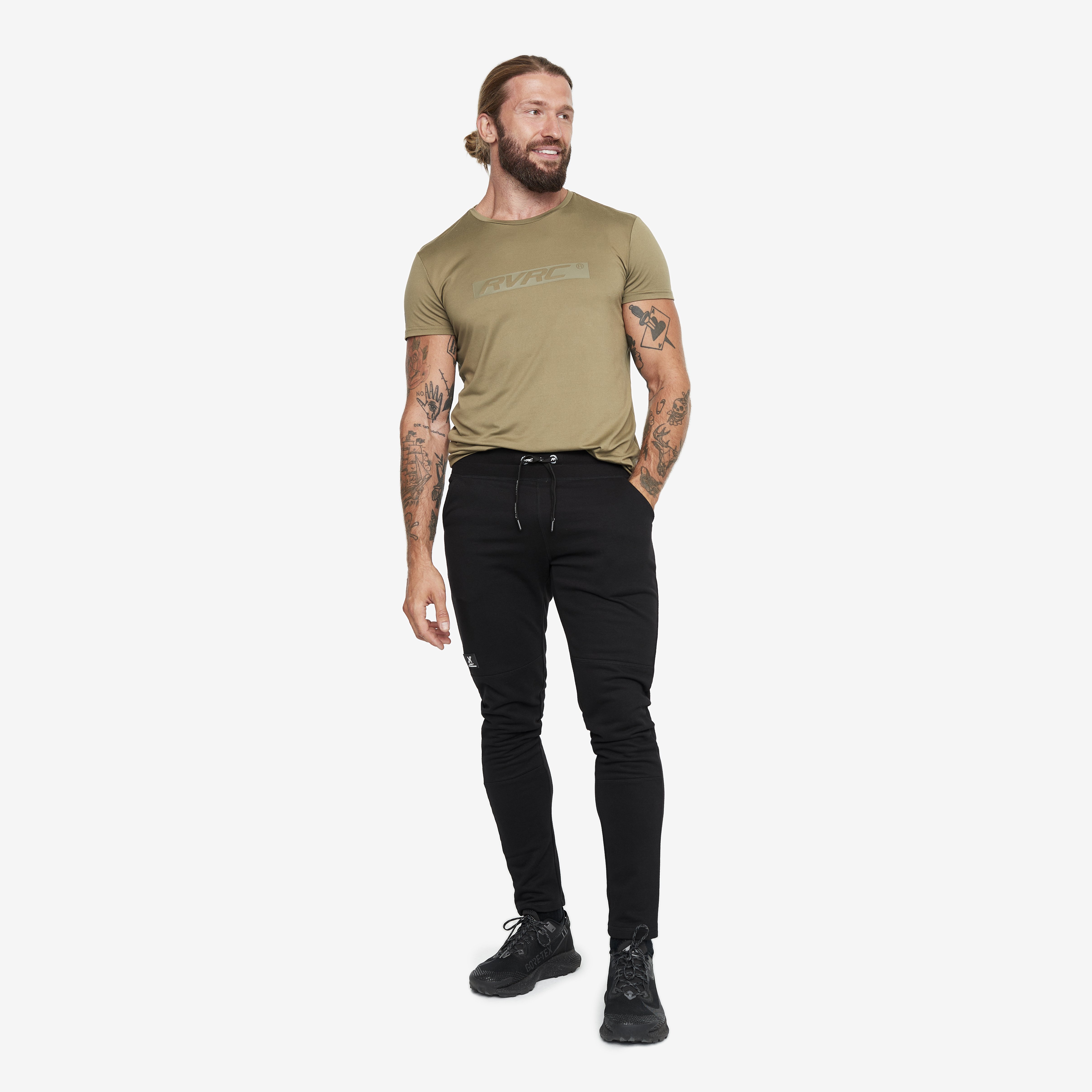 Lounge Pants Men Black RevolutionRace