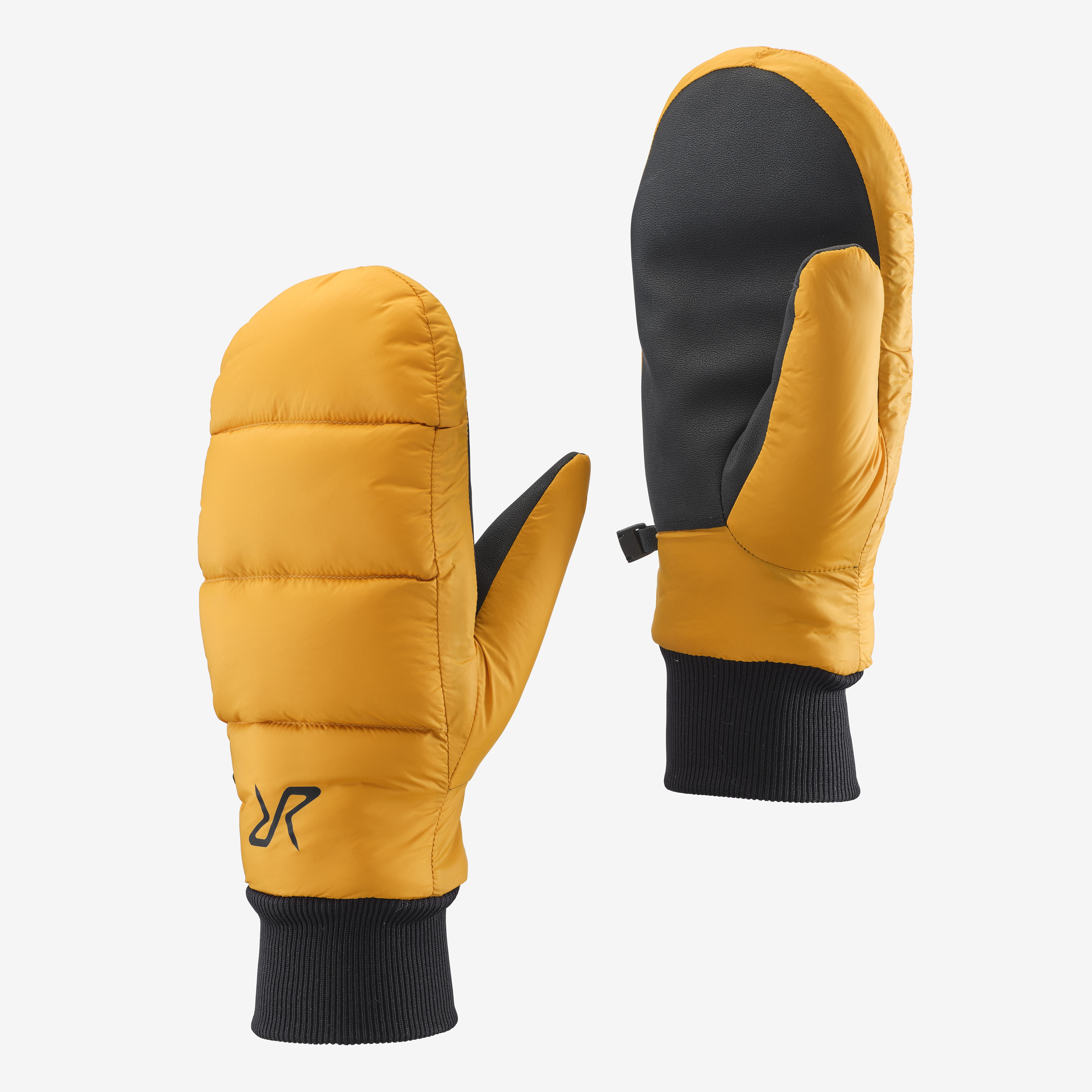 Puffer Mittens Golden Yellow