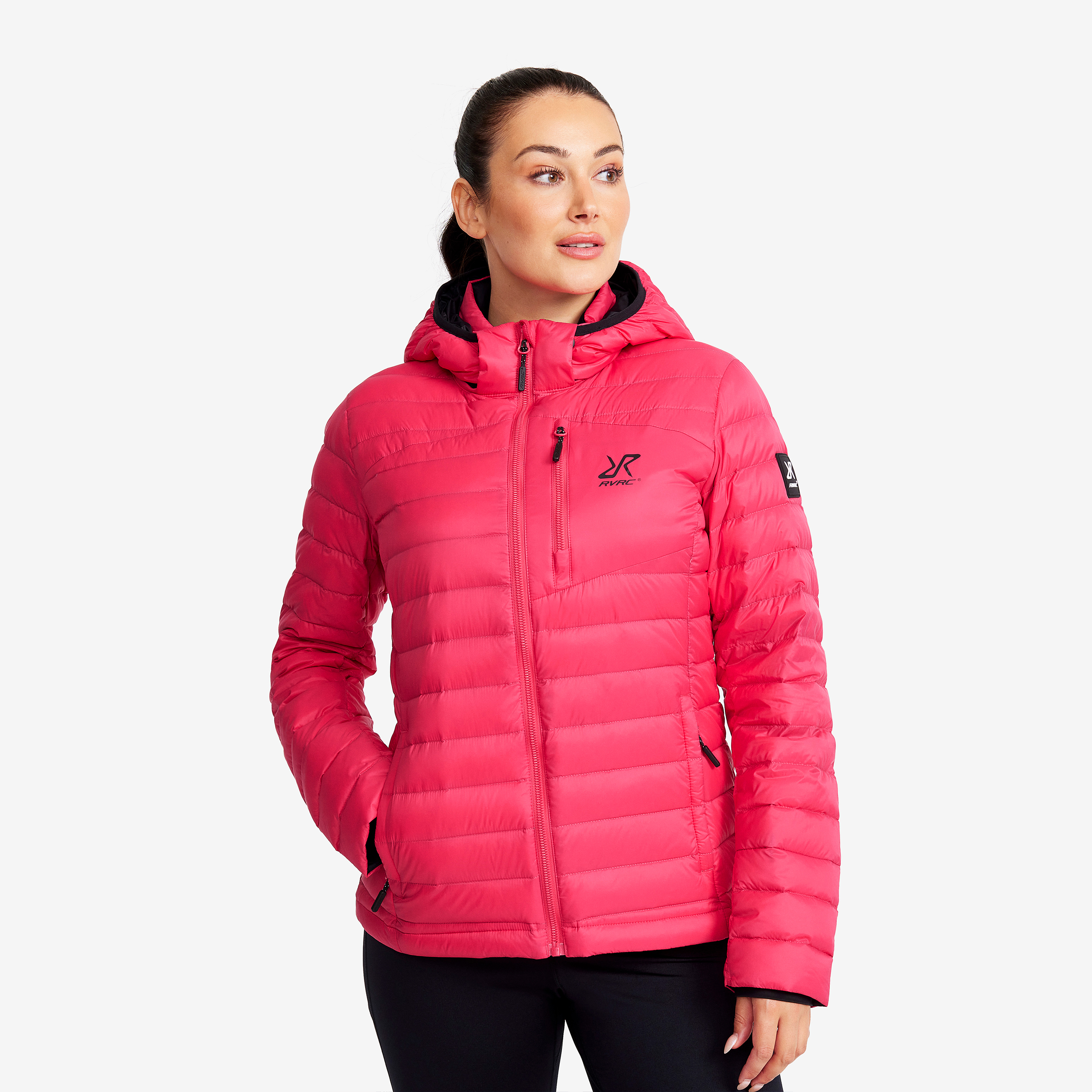 Helium Down Jacket - Dam - Azalea, Storlek:XL - Vinterjackor