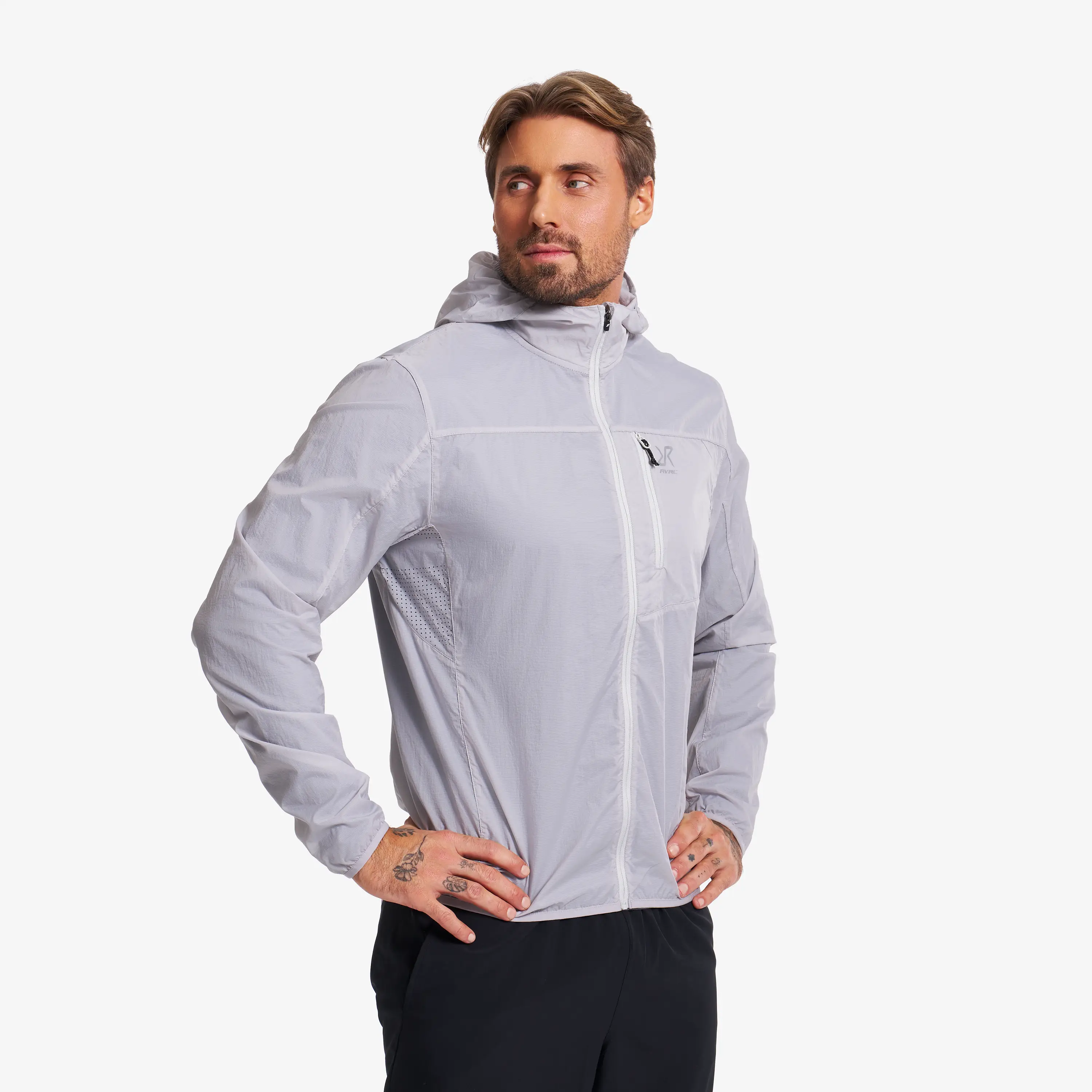 Speed Hooded Windbreaker Herr Vapor Blue, :S