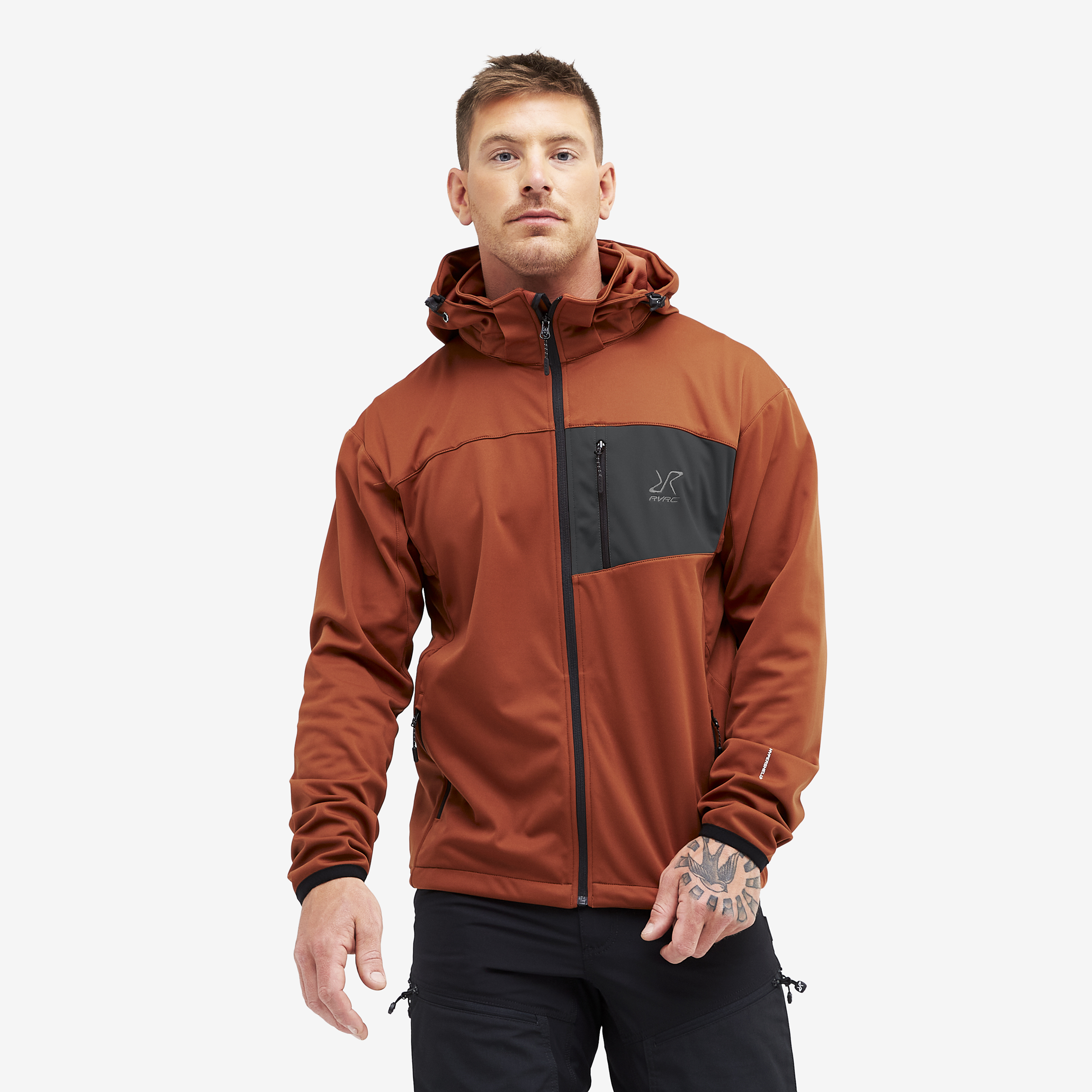 Hybrid Jacket 2.0 – Herr – Rusty Orange Storlek:L – Skaljacka & Vindjacka