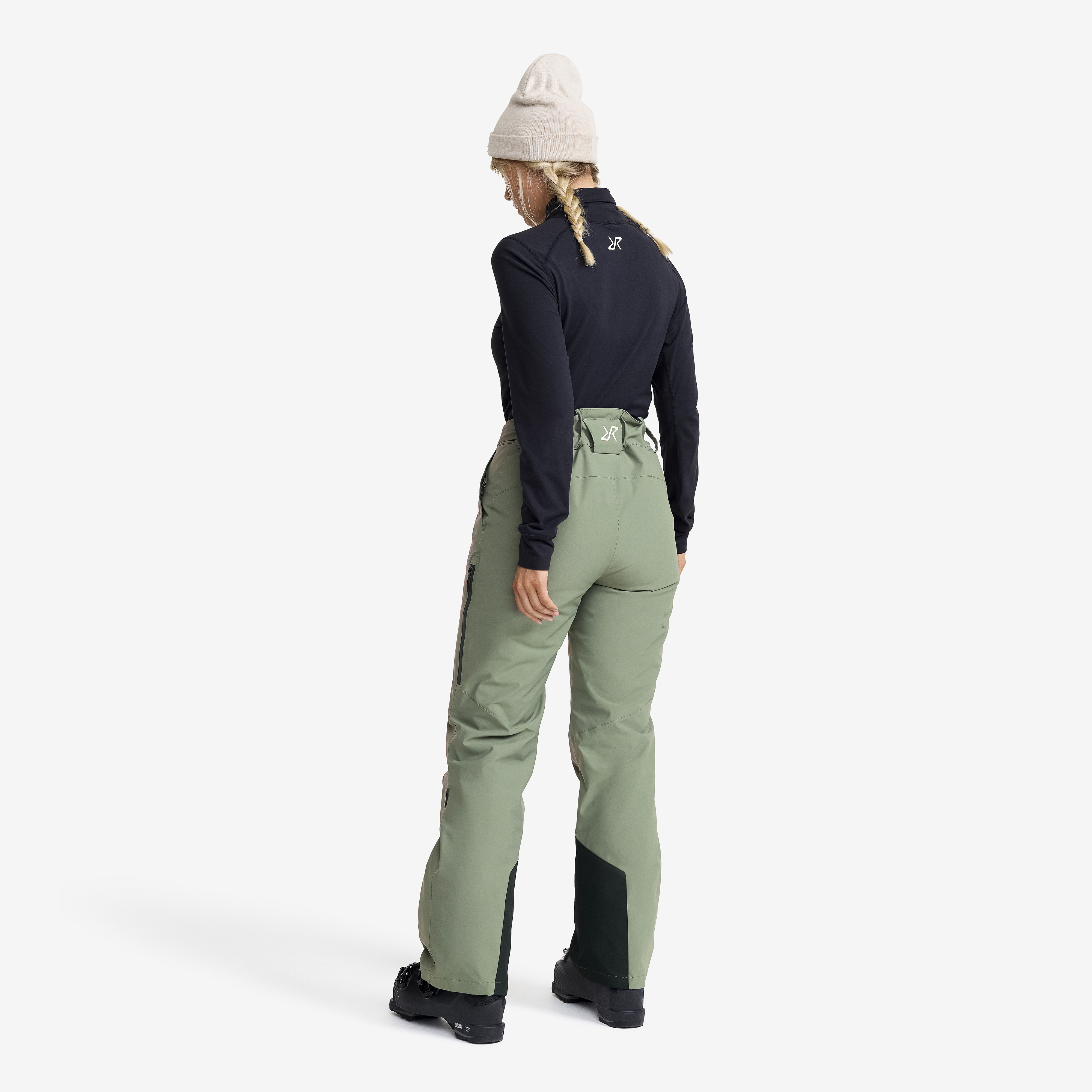 AccXel Insulated 2L Snow Pants Women Dusty Green | RevolutionRace