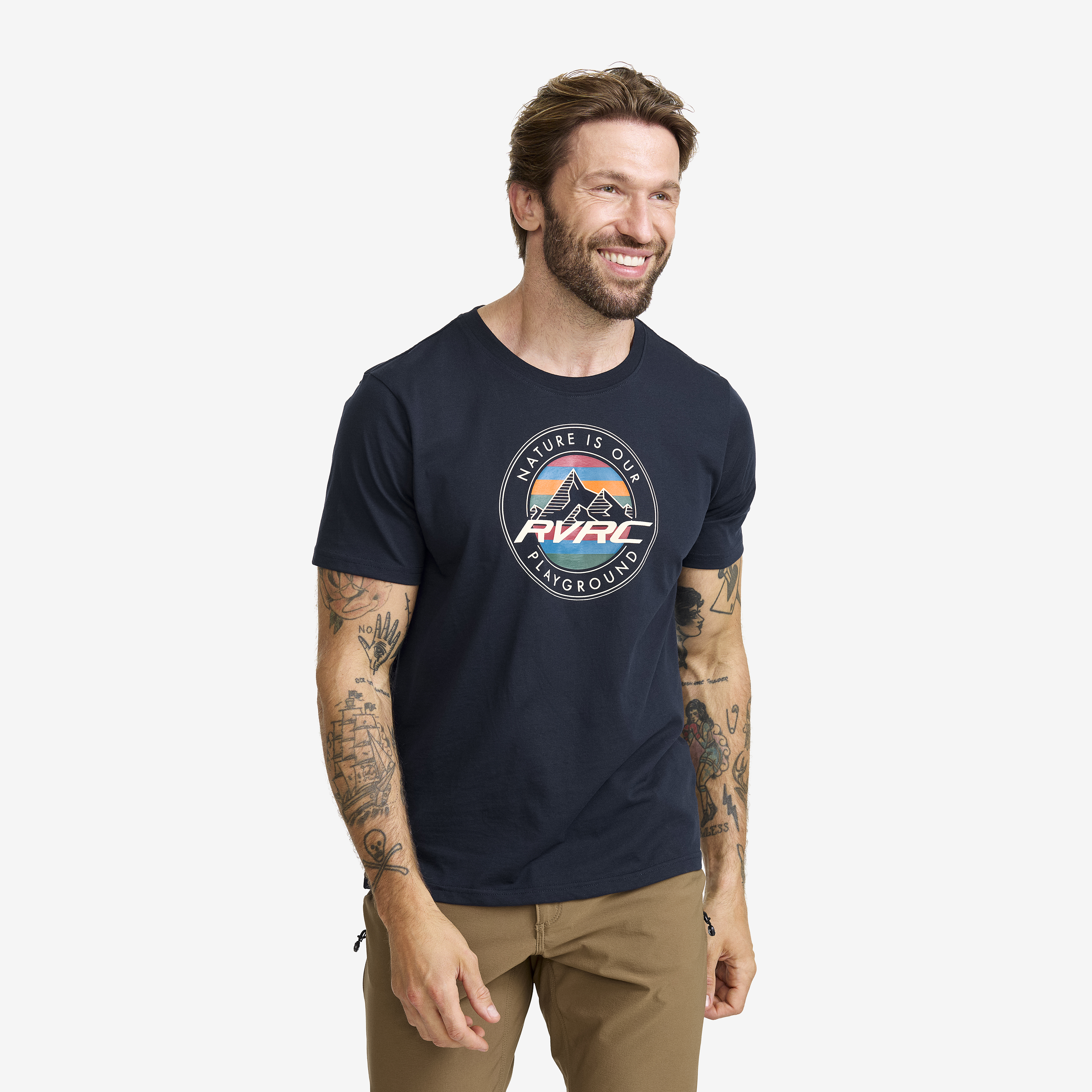 Easy Graphic T-shirt Deep Navy Homme,