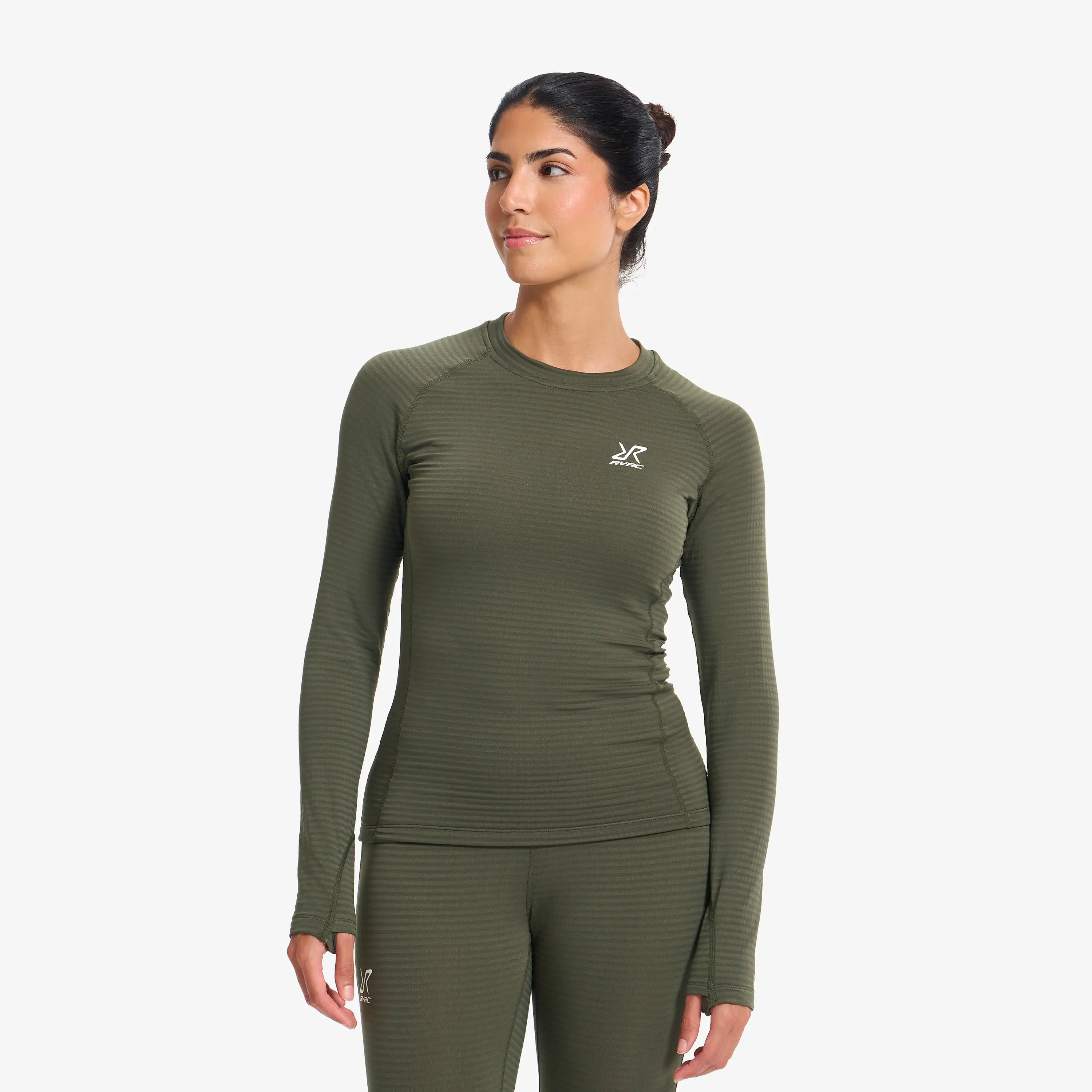 Tour Thermal Base Layer Top Kambaba Green Dames, 
