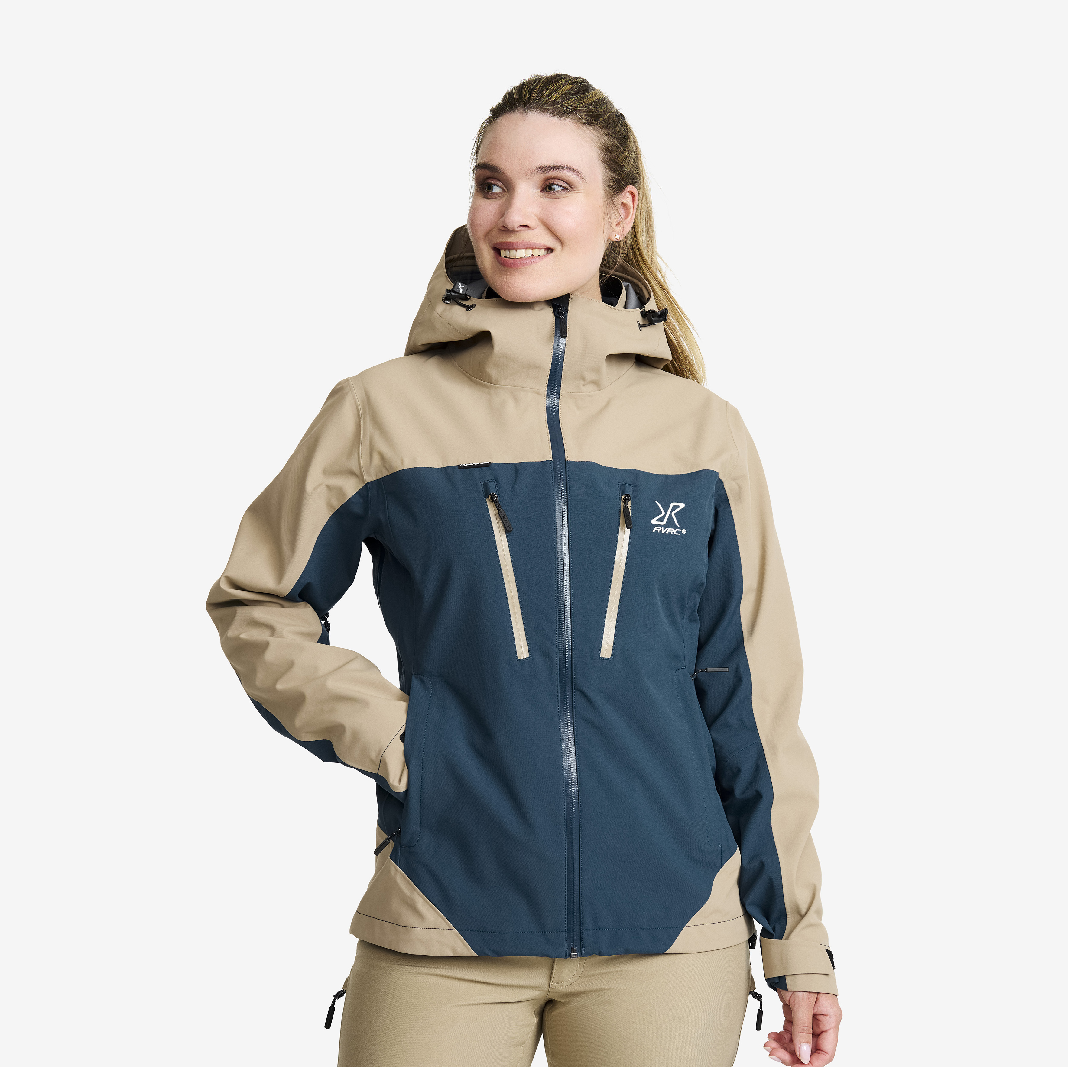 Silence Proshell 3L Jacket Khaki/Moonlit Ocean Women