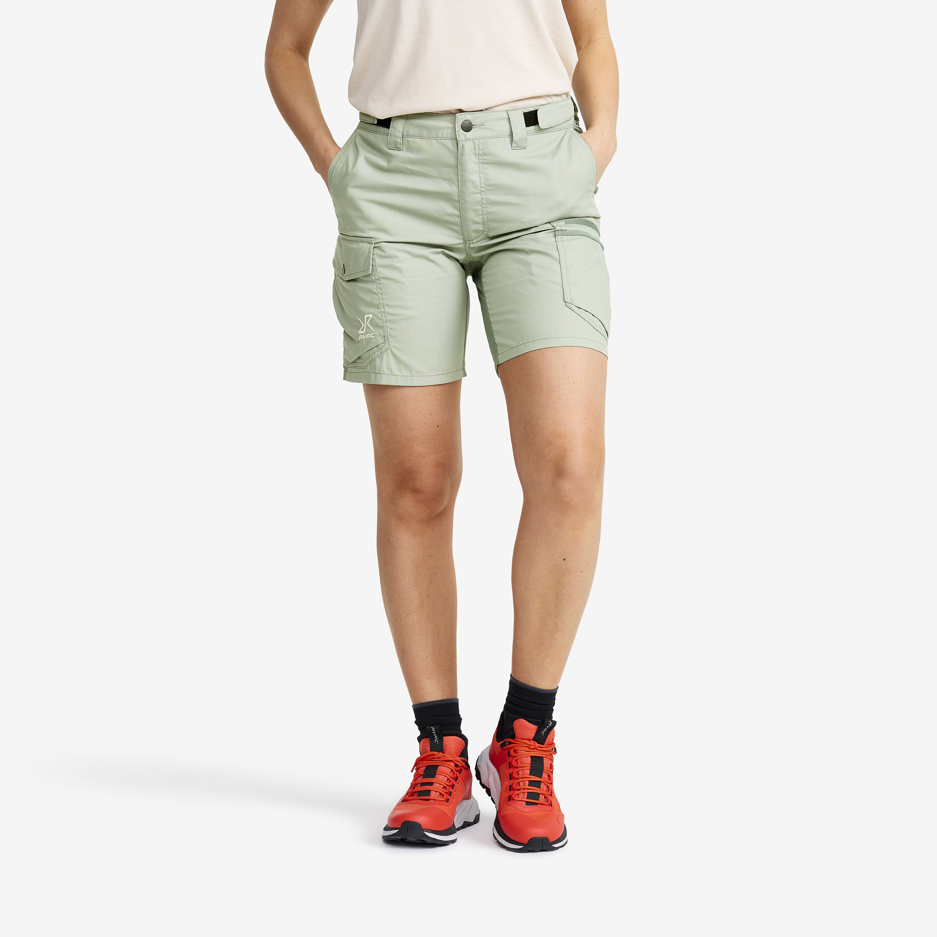 Rambler Lightweight Pro Shorts Iceberg Green/Dusty Green Women