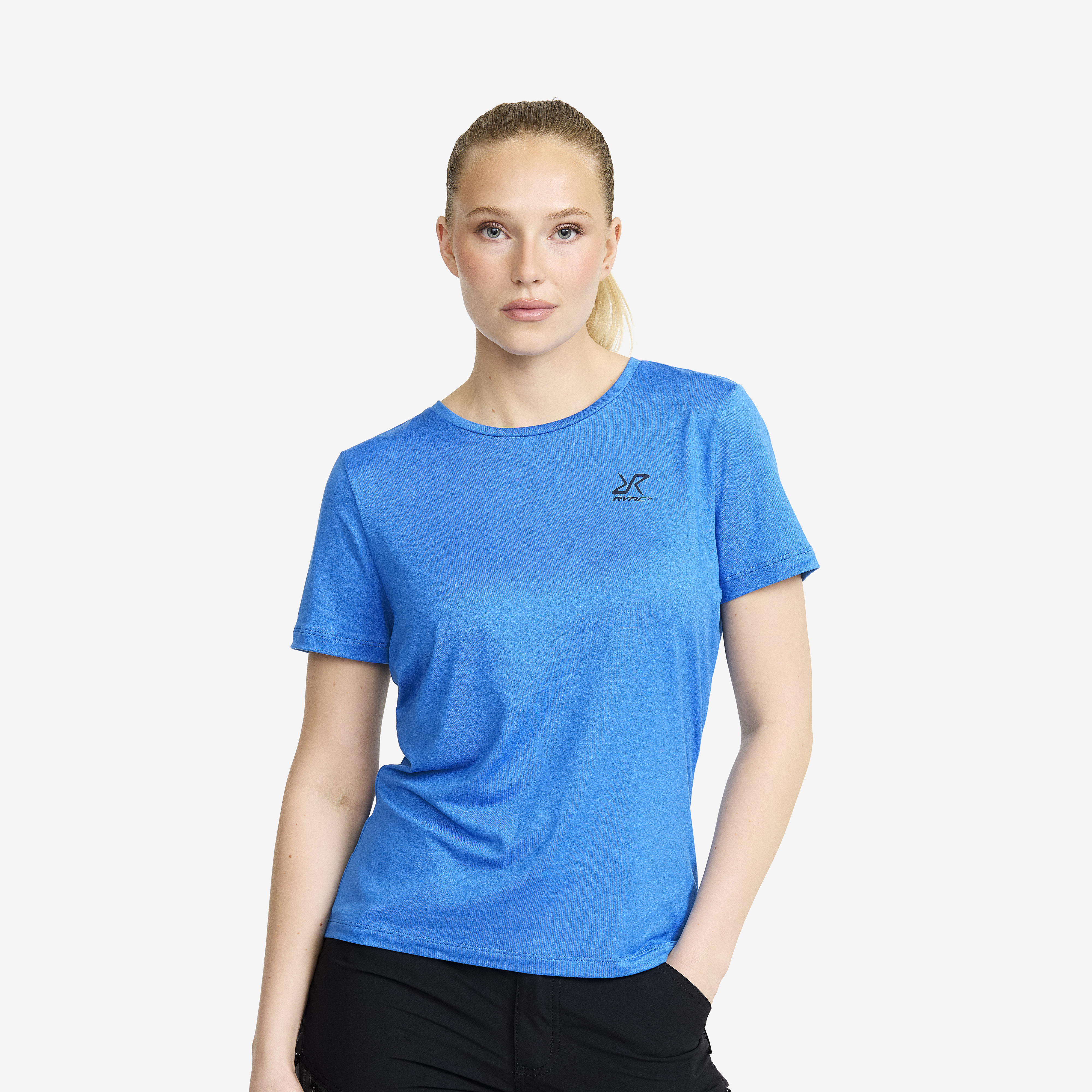 Mission T-shirt Dame French Blue, Størrelse:2XL - Dame > Overdele > T-shirts