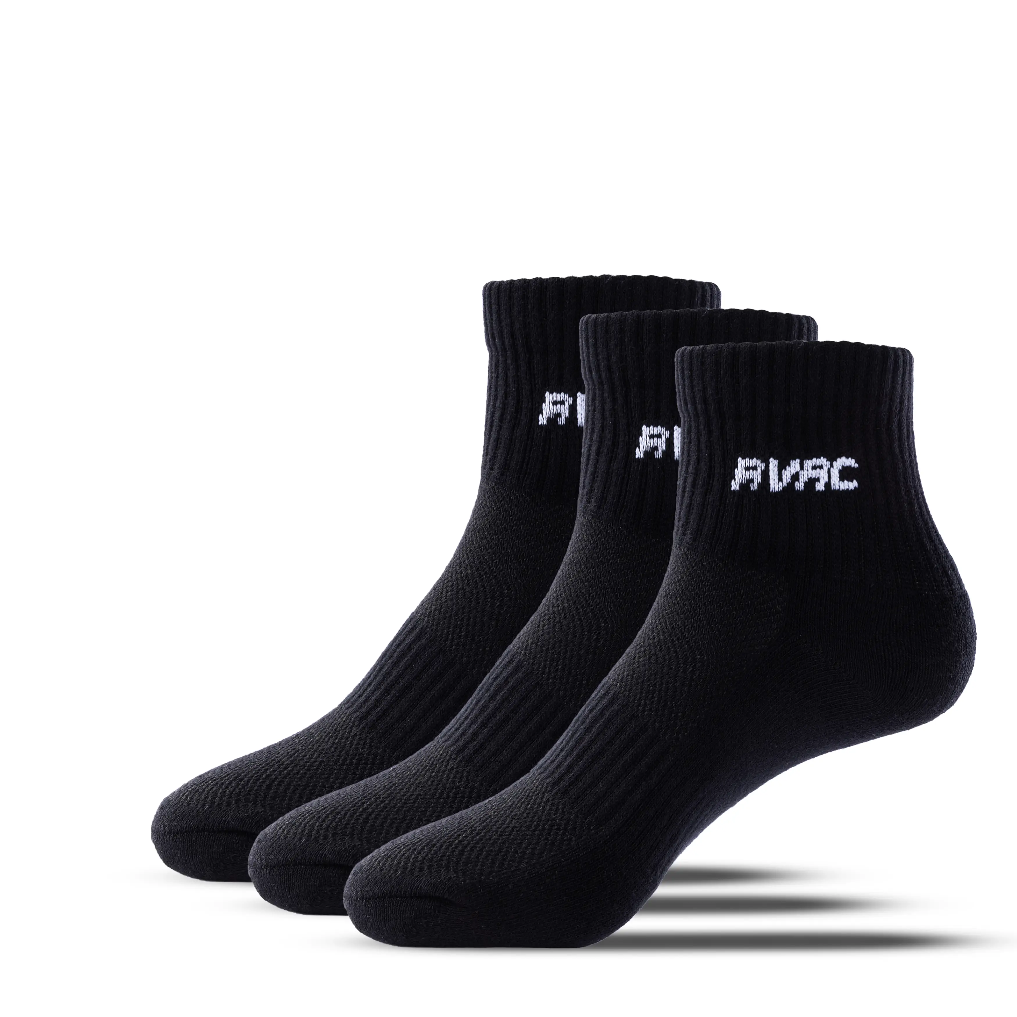 3-pack Core Ribbed Low Socks Black, 