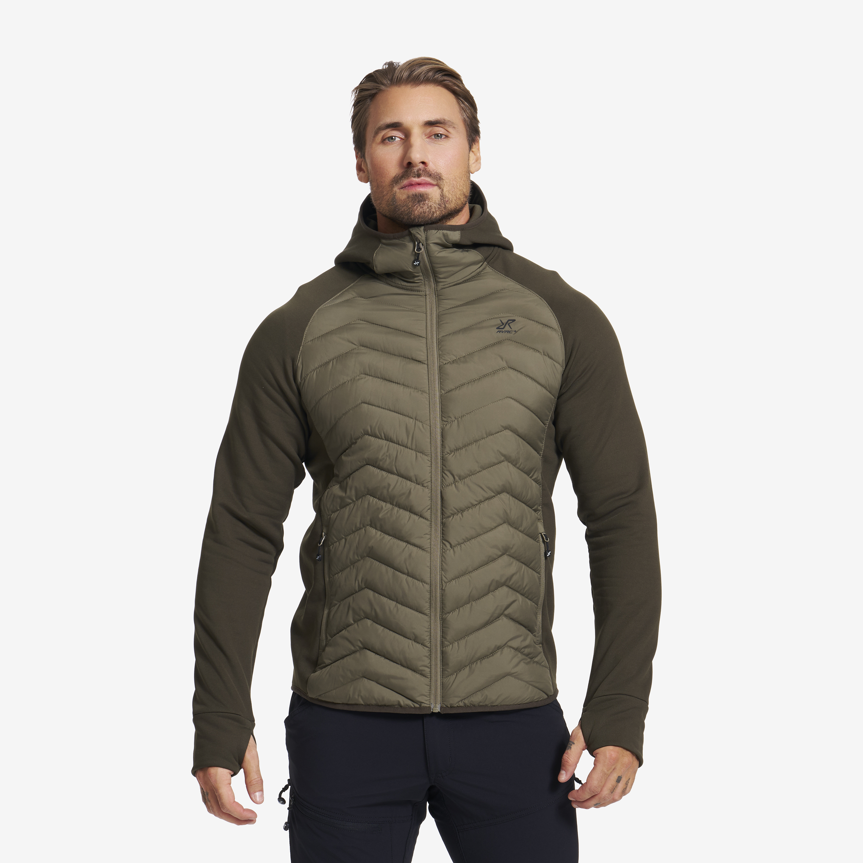 Evolution Hybrid Fleece Jacket Forest Night/Kalamata Herren, 