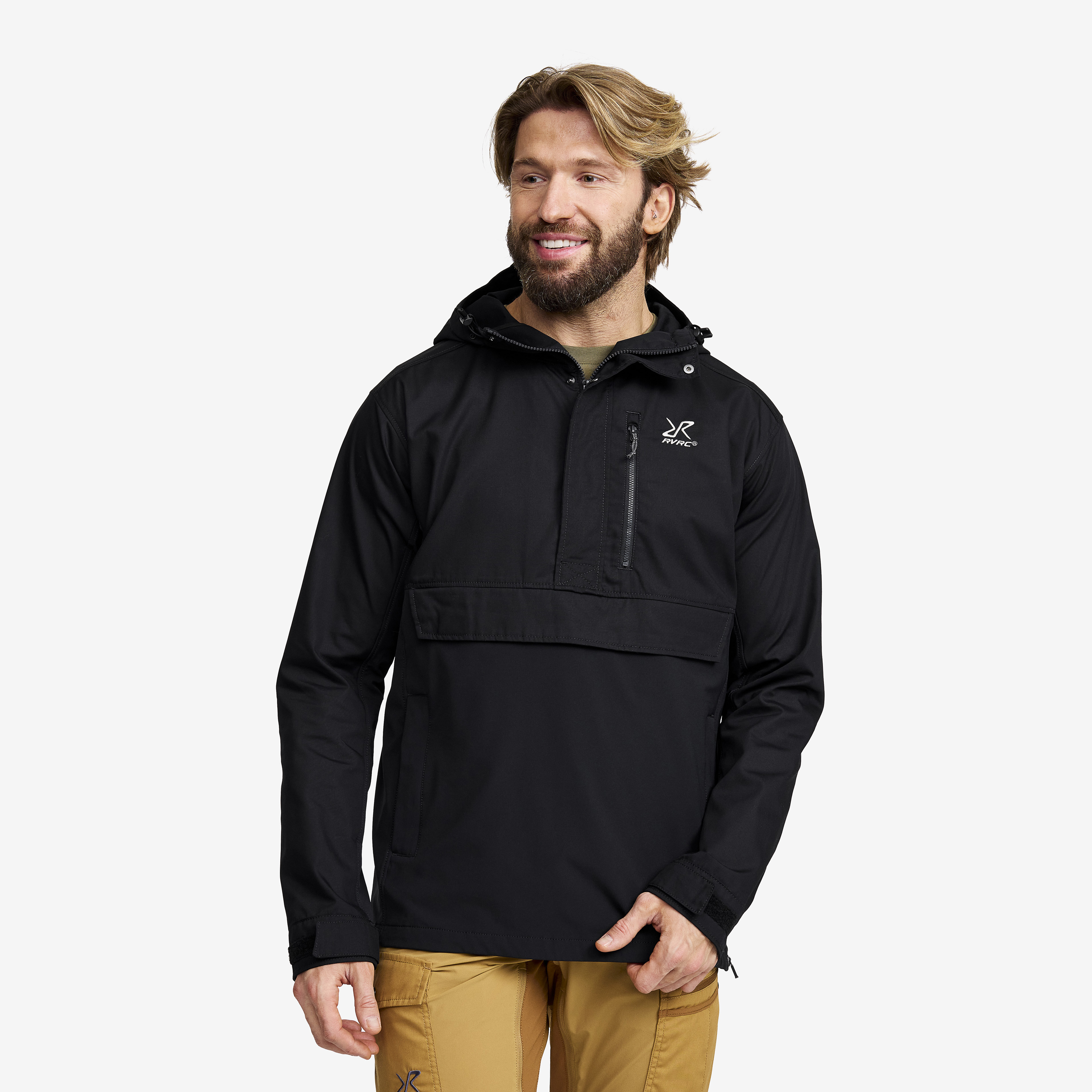 Rambler Lightweight Anorak Black Herre