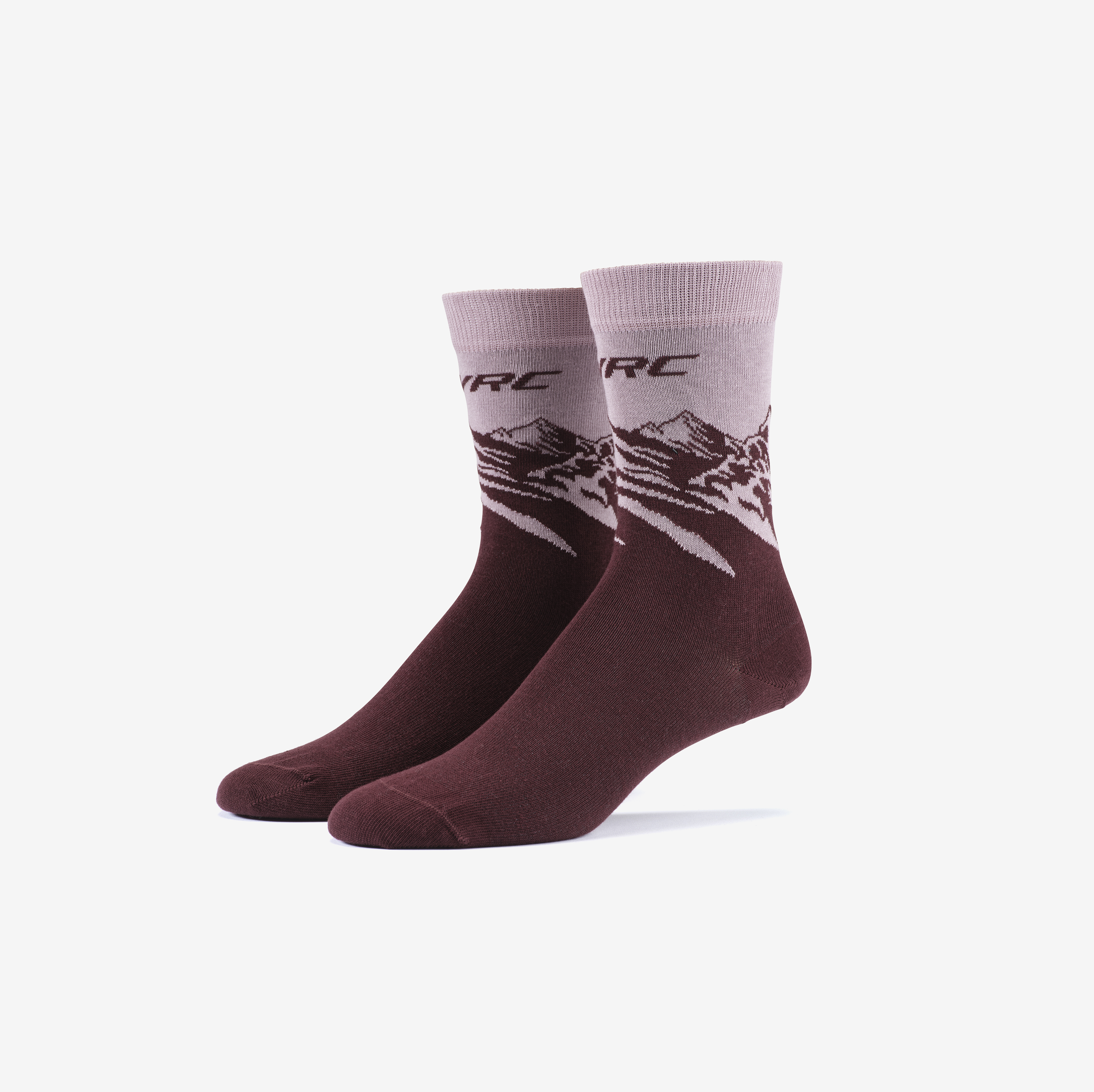 Daily Mountain Socks Unisex Winetasting/Dusty Mauve