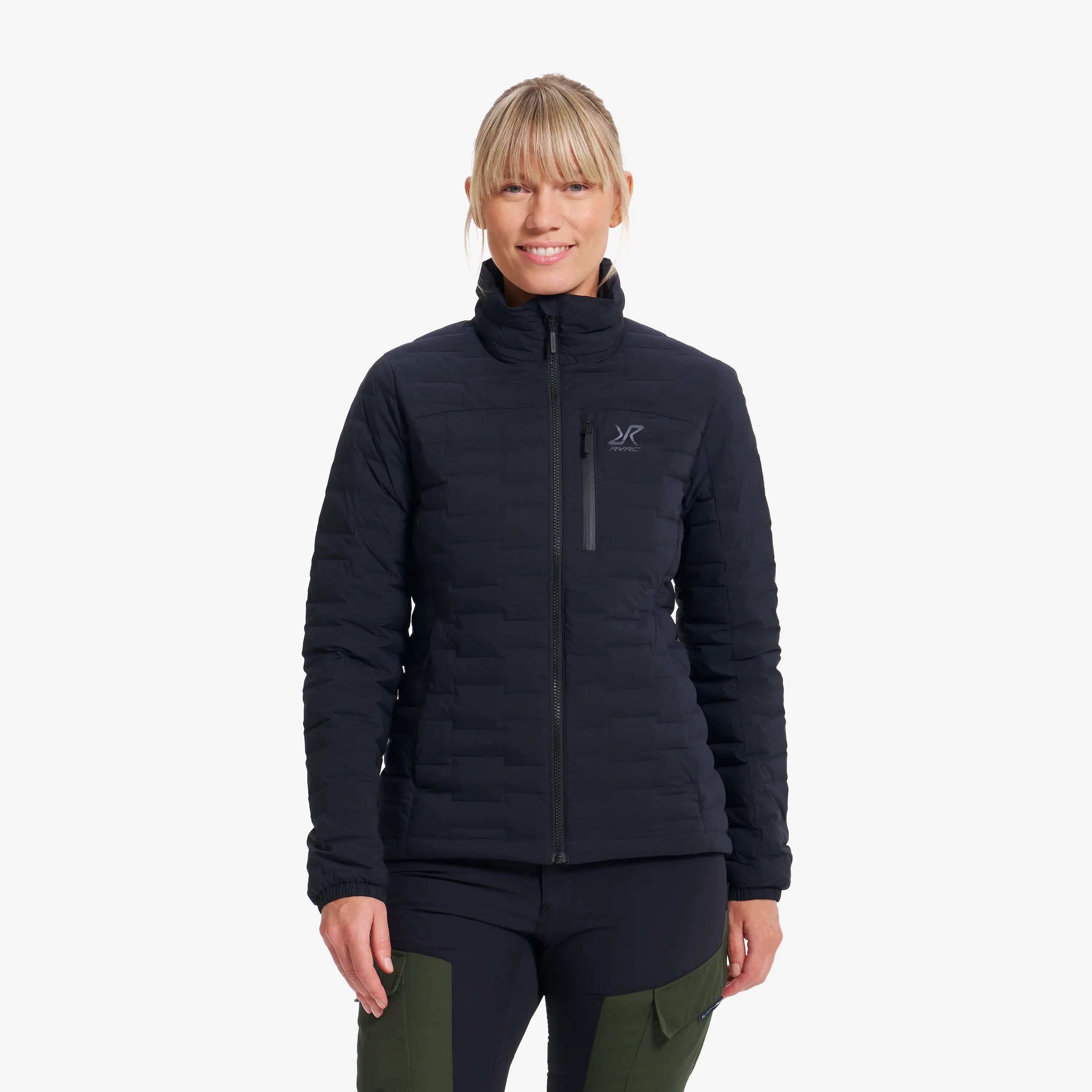 Flex Stretch Down Jacket Dame Black