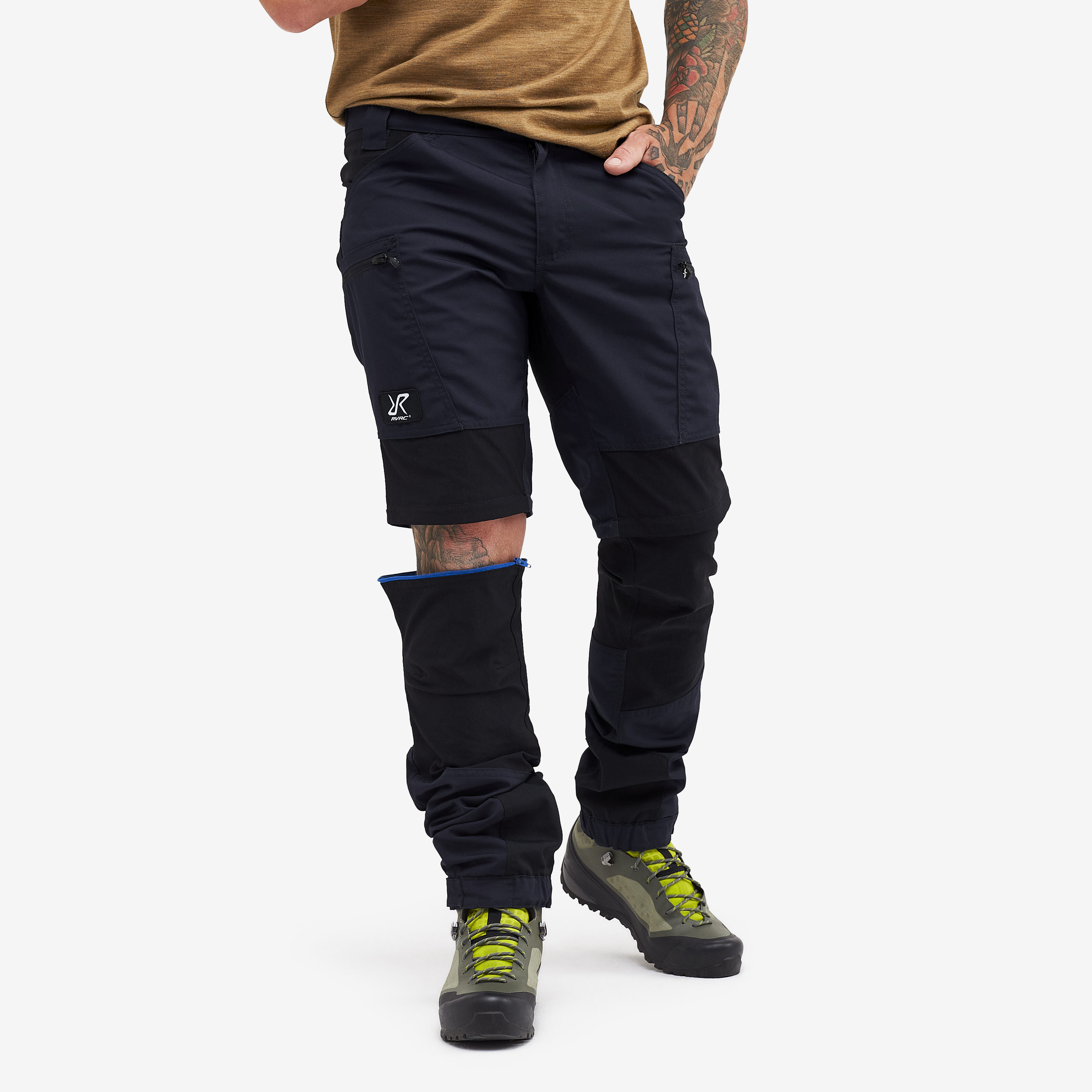 Nordwand Pro Zip-off turistické kalhoty pro muže v tmavě modré barvě