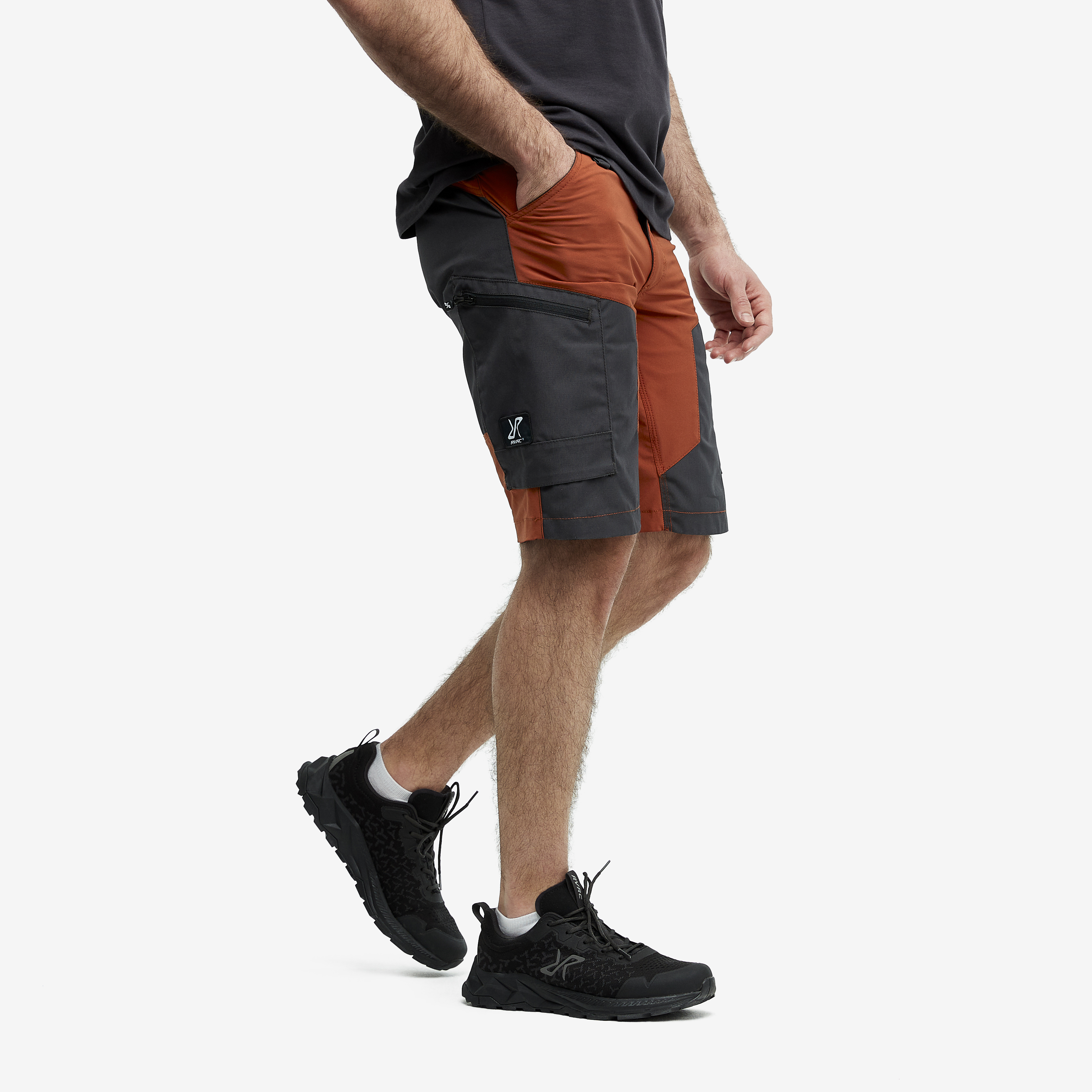RVRC GP Shorts – Herr – Rusty Orange Storlek:S – Byxor > Shorts
