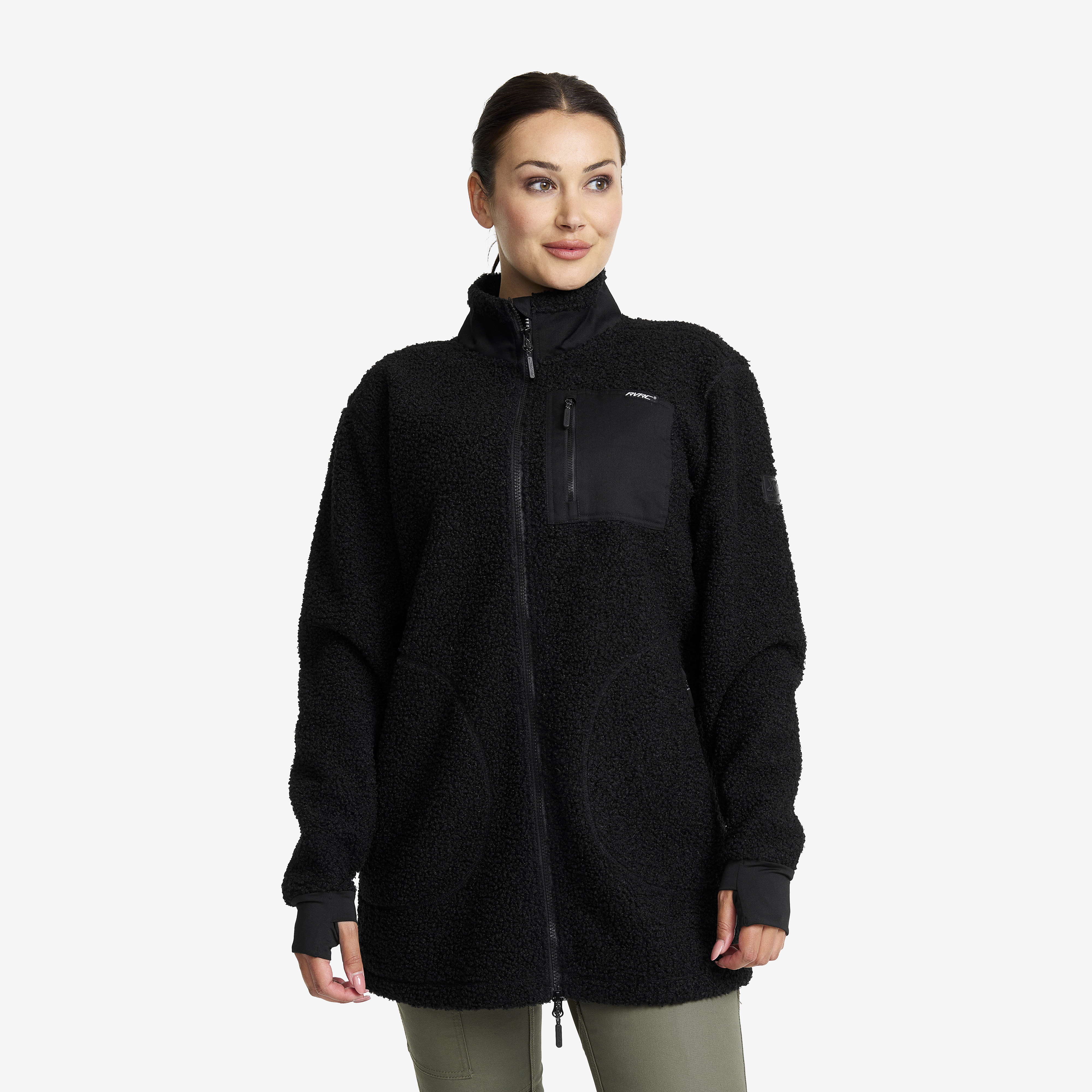 Bigfoot Long Pile – Dam – Jetblack Storlek:XL – Dam > Tröjor > Fleece