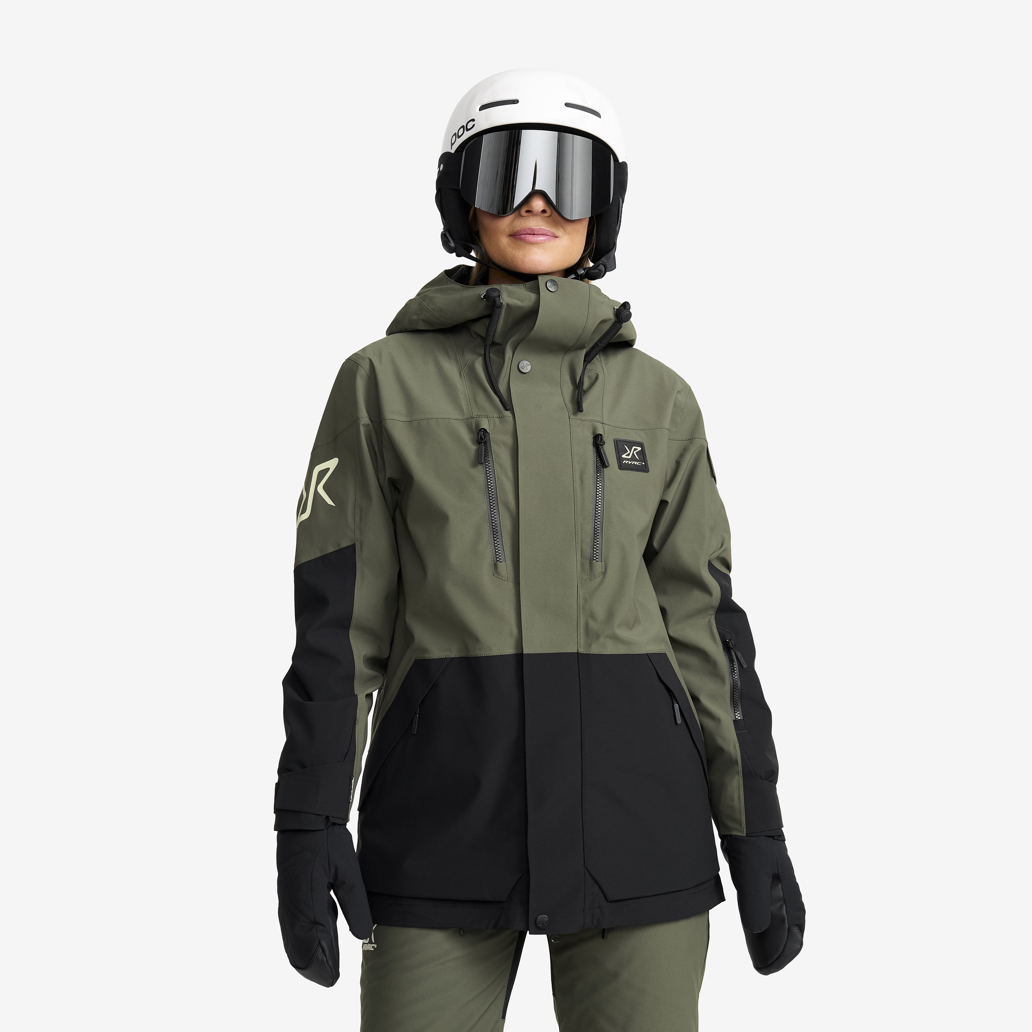 AccXel 2L Ski Jacket Dam Kambaba Green/Black, :S