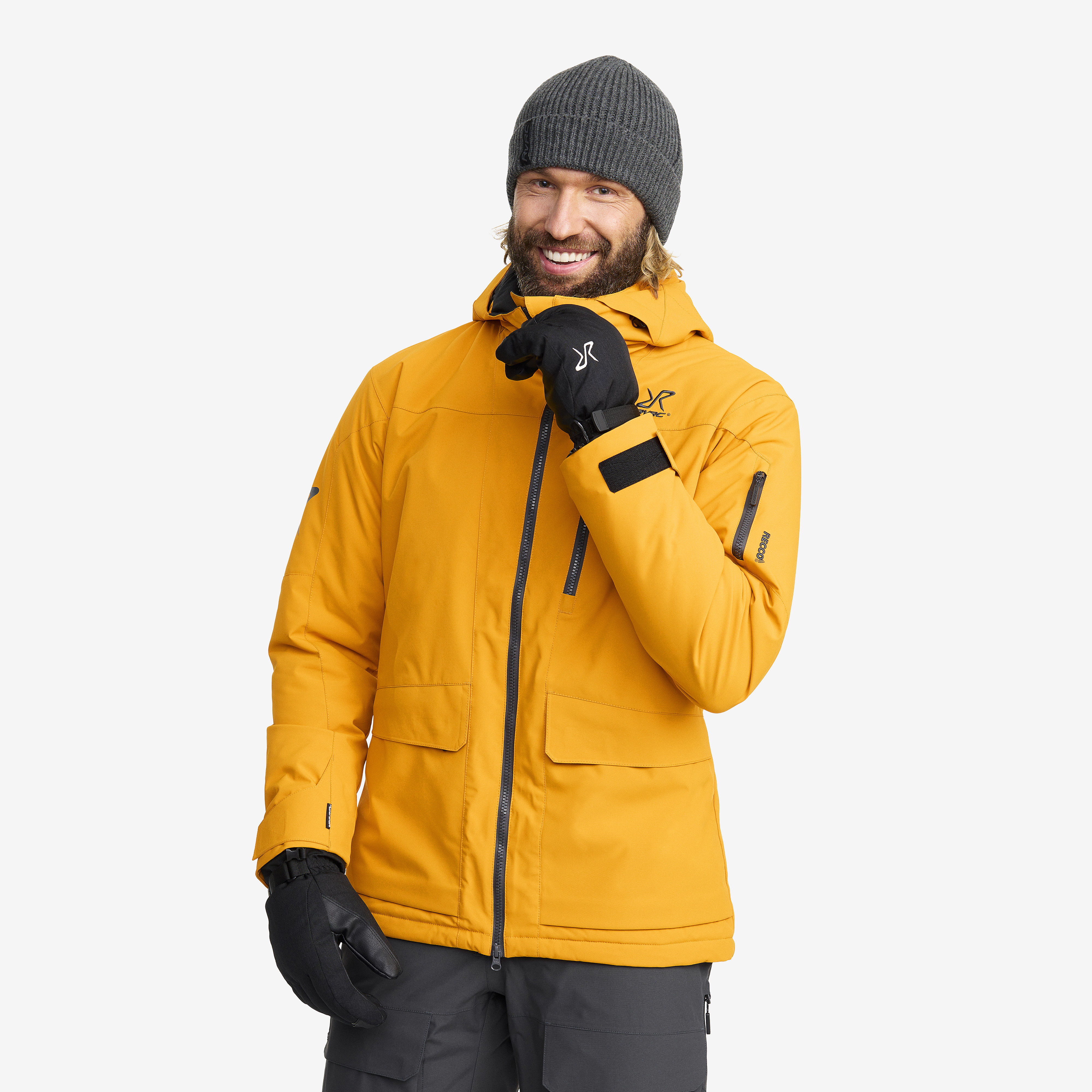 Halo 2L Insulated Ski Jacket – Herr – Golden Yellow Storlek:2XL – Skaljacka & Vindjacka
