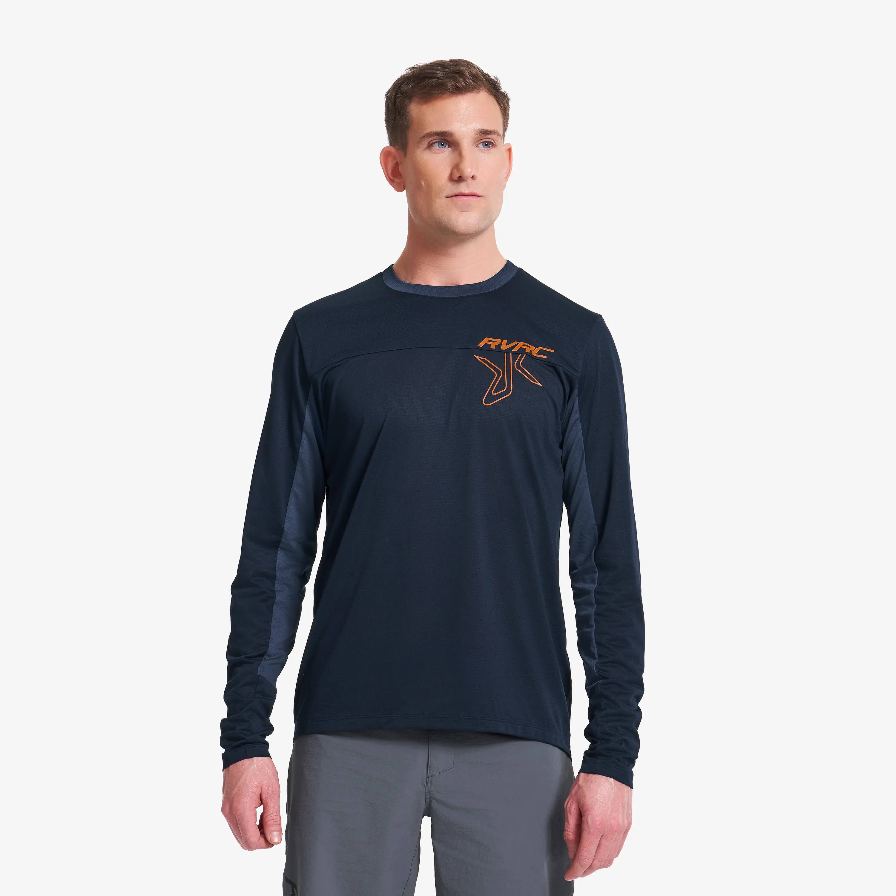 Shred Long-sleeved MTB Jersey Deep Navy/Insignia Blue Herren, 