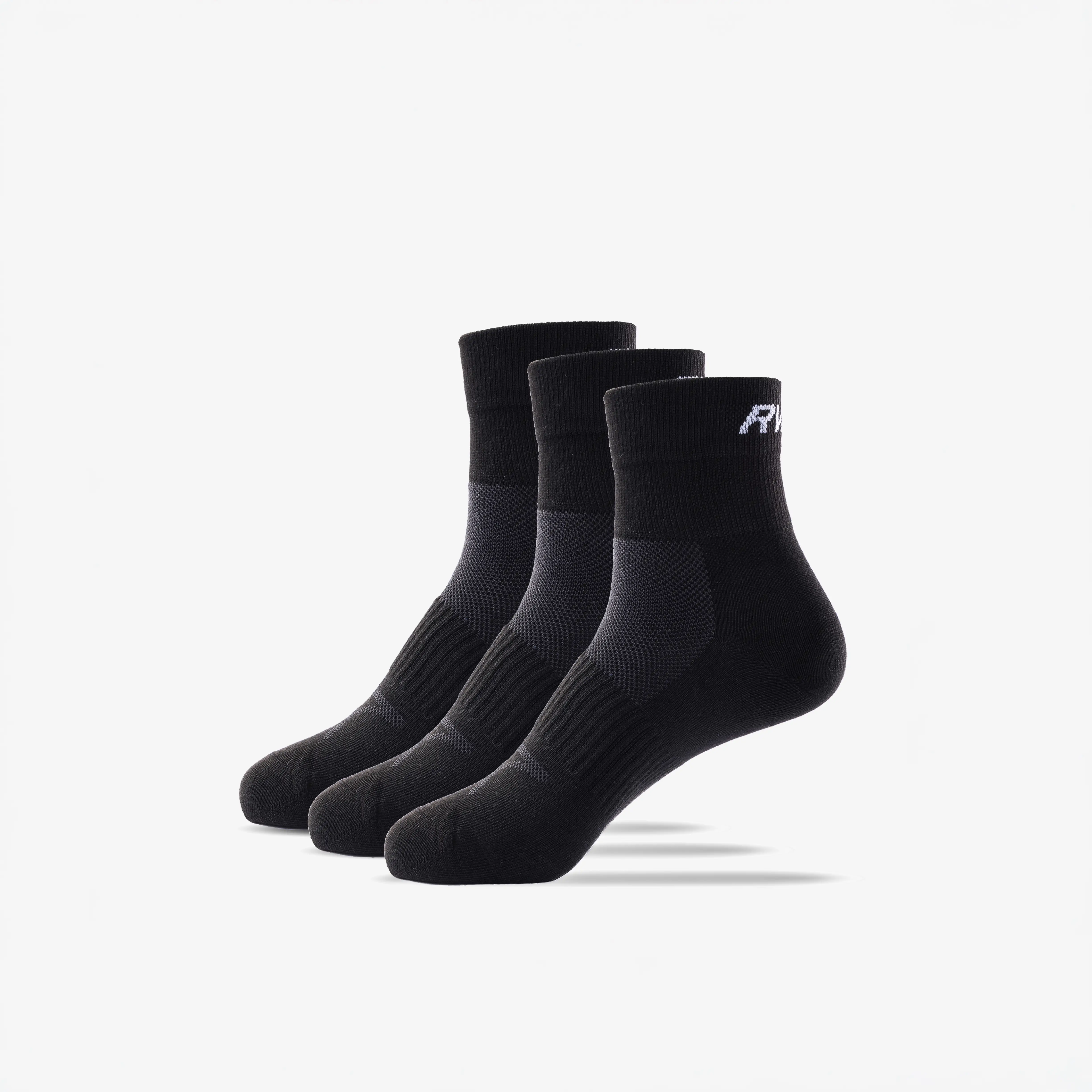3-pack Trek Performance Low Socks Black,