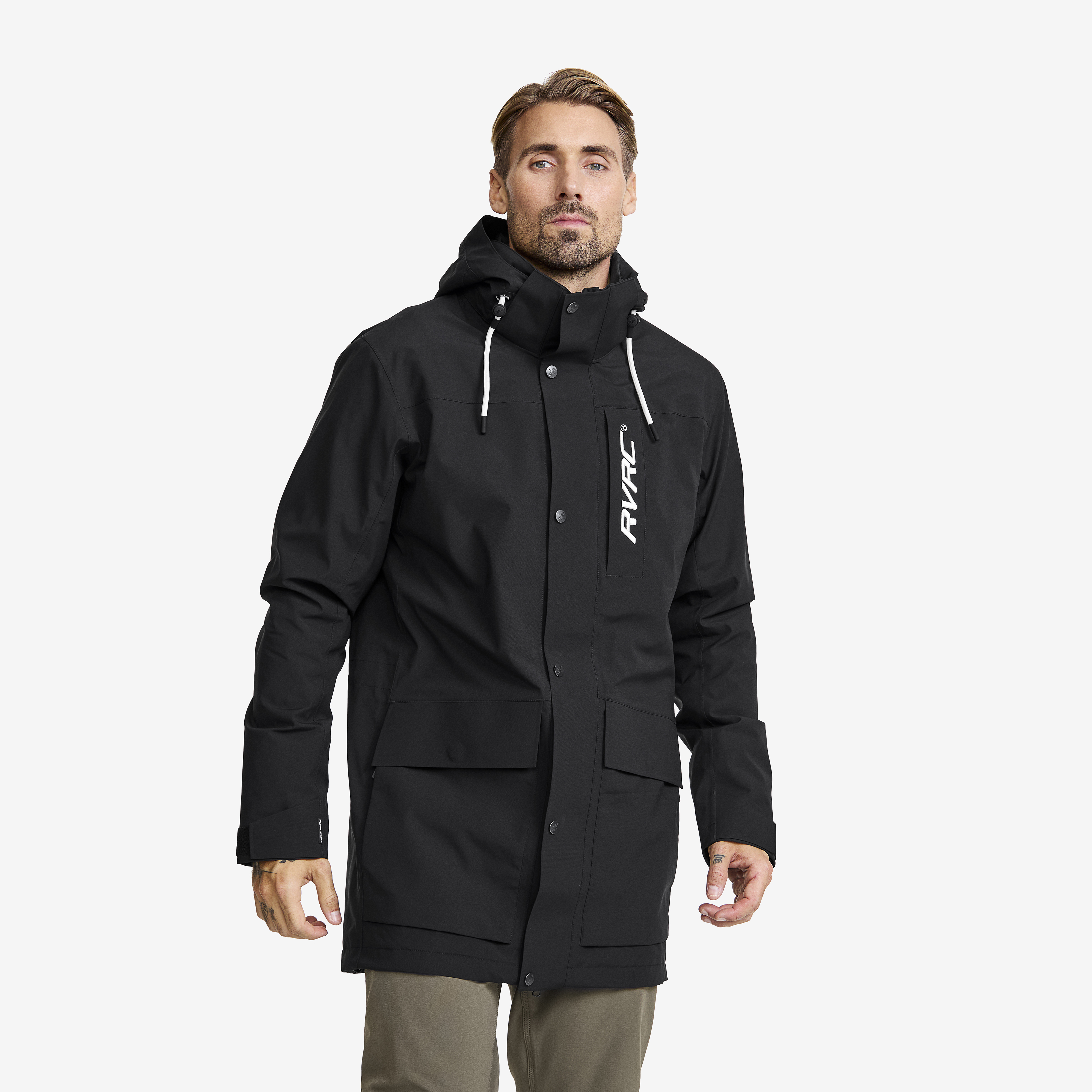Status 2L Parka Herr Black, :S