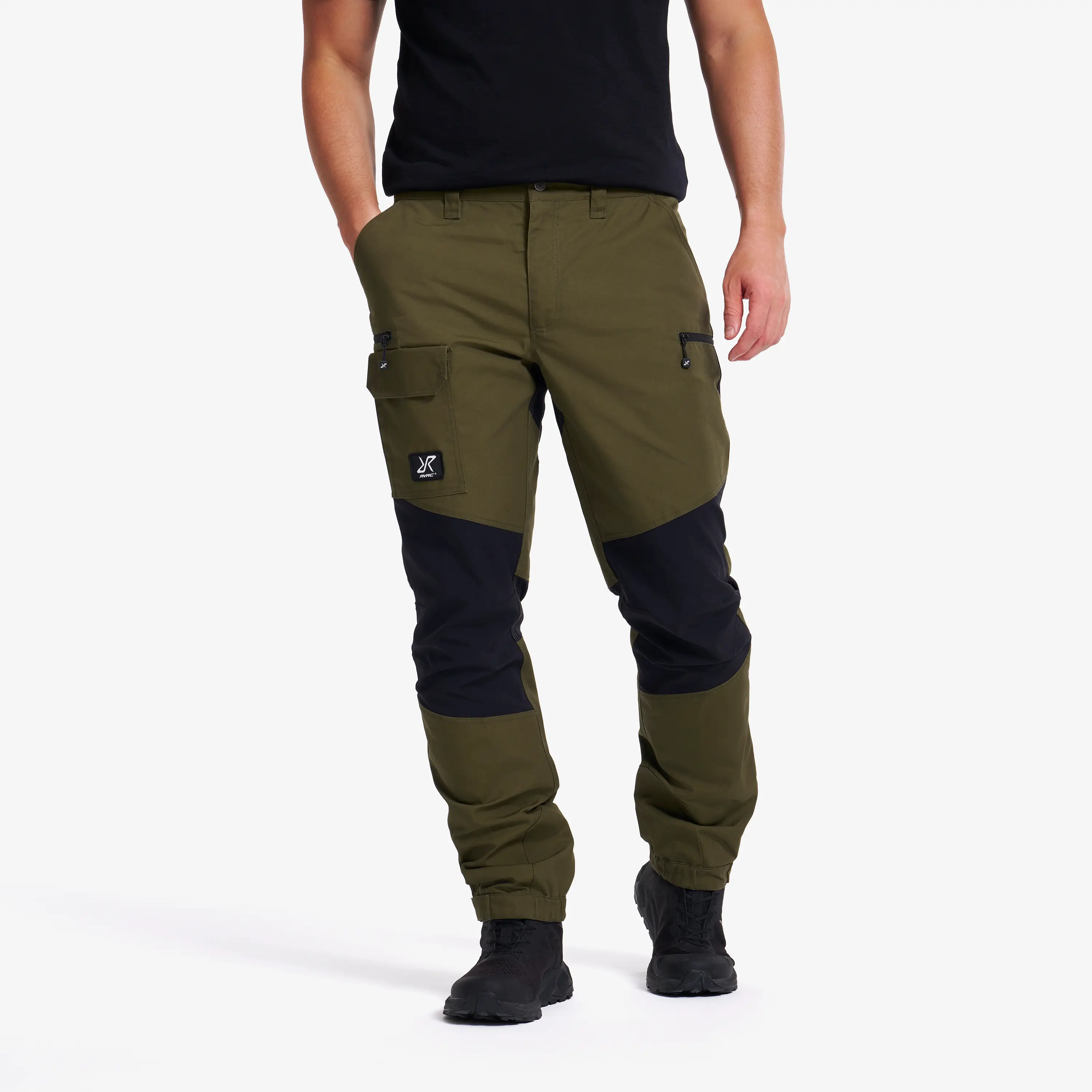 Nordwand Trousers Dark Olive/Black Men, 