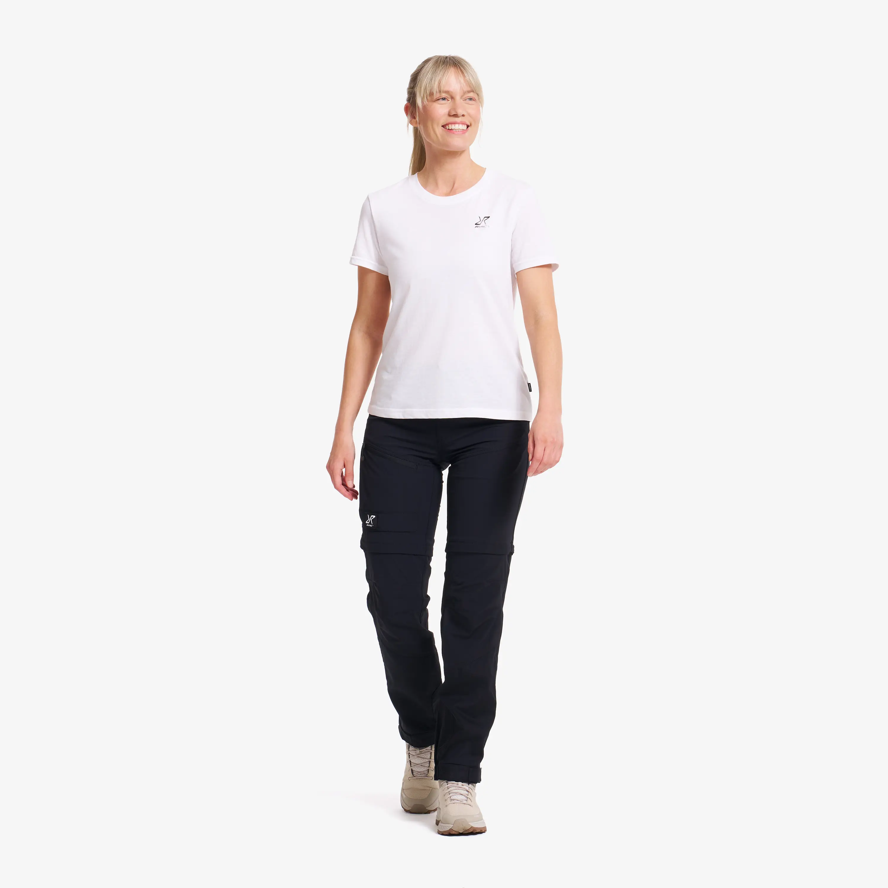 Range Pro Stretch T Zip-off Pants Women Black | RevolutionRace