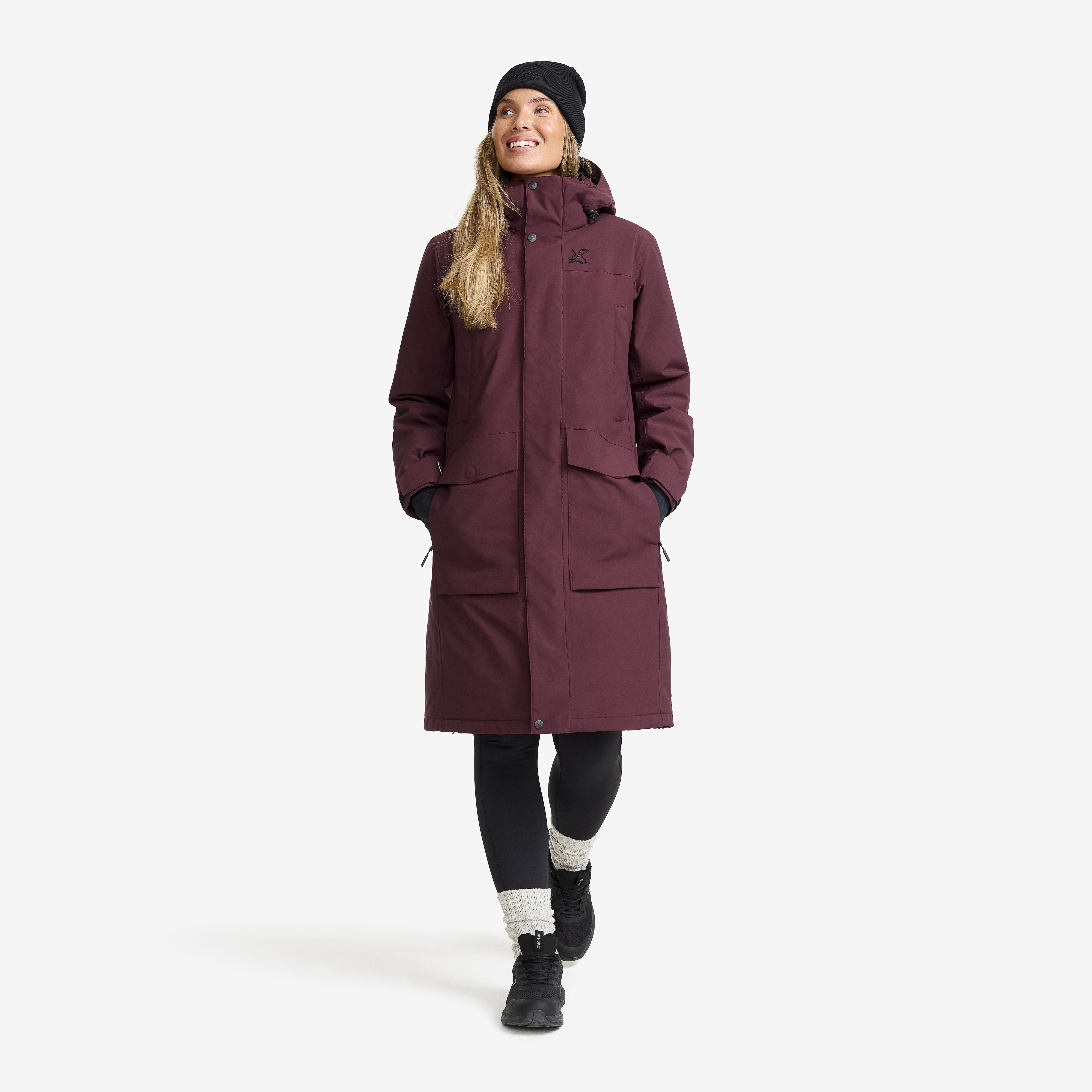 Rhyme 2L Insulated Parka Dame Winetasting, Størrelse:3XL - Vinterjakker