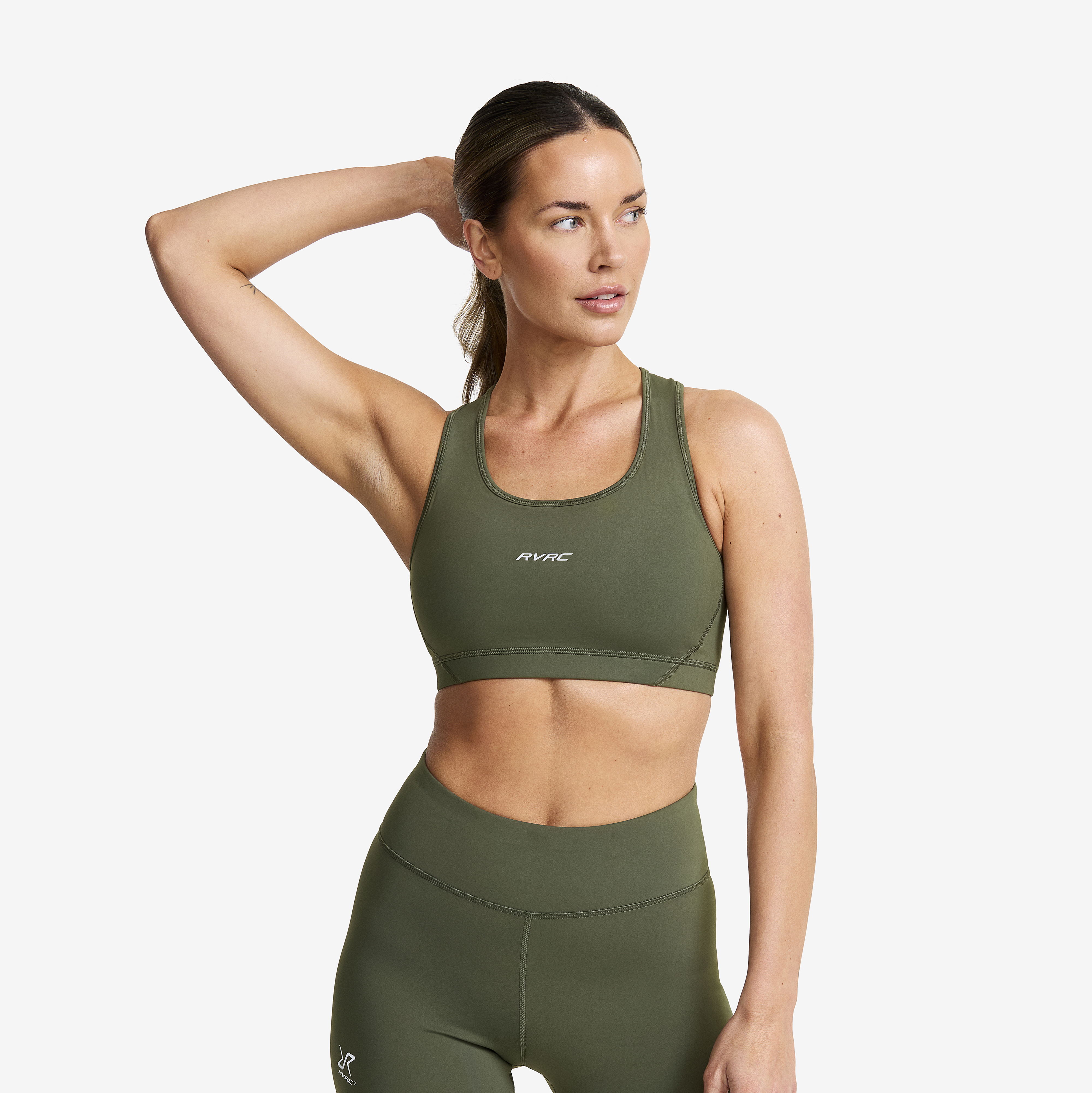 Flow Sports Bra Dame Kambaba Green