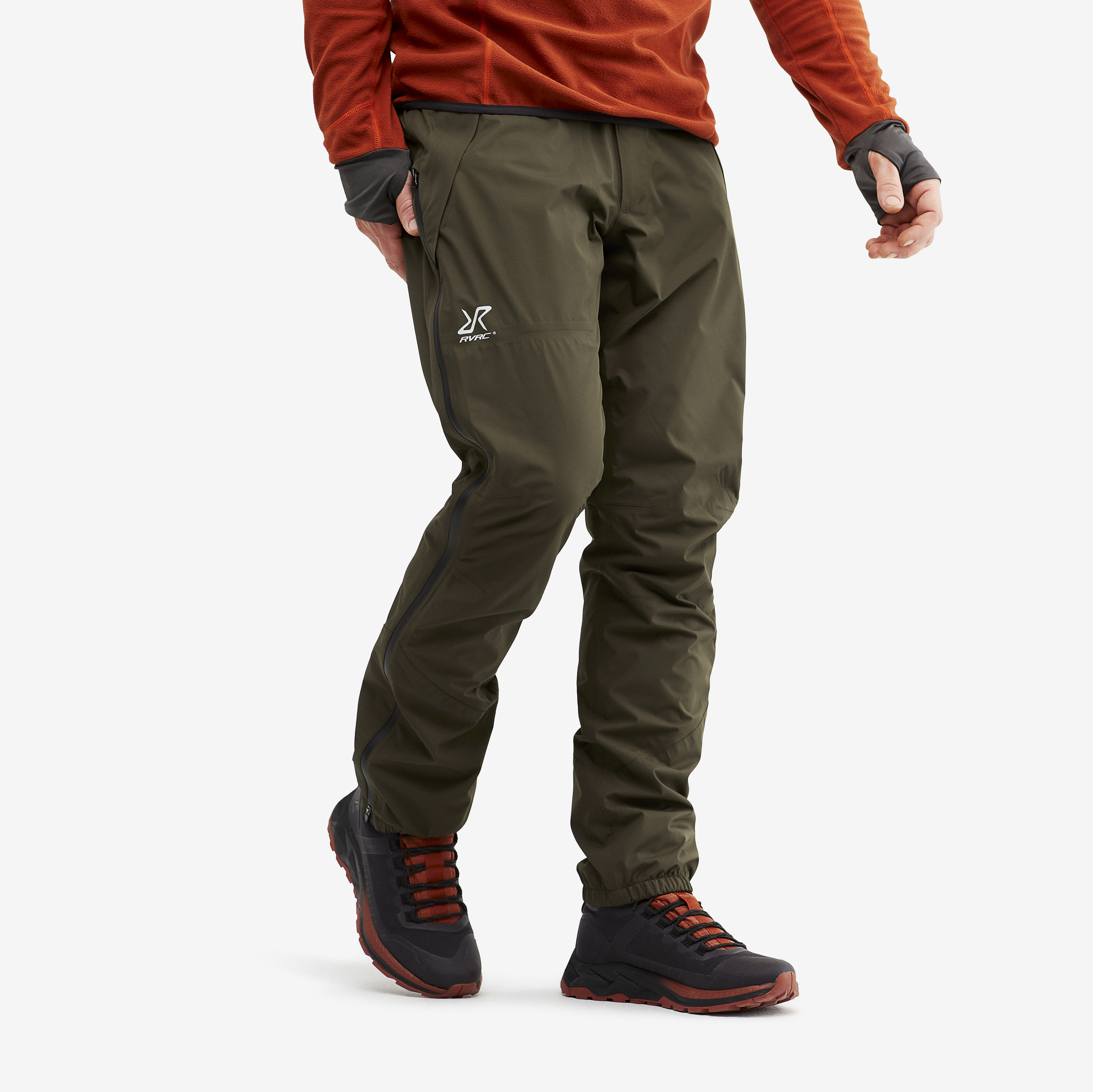 Typhoon nepromokavé kalhoty pro muže v tmavozelené barvě