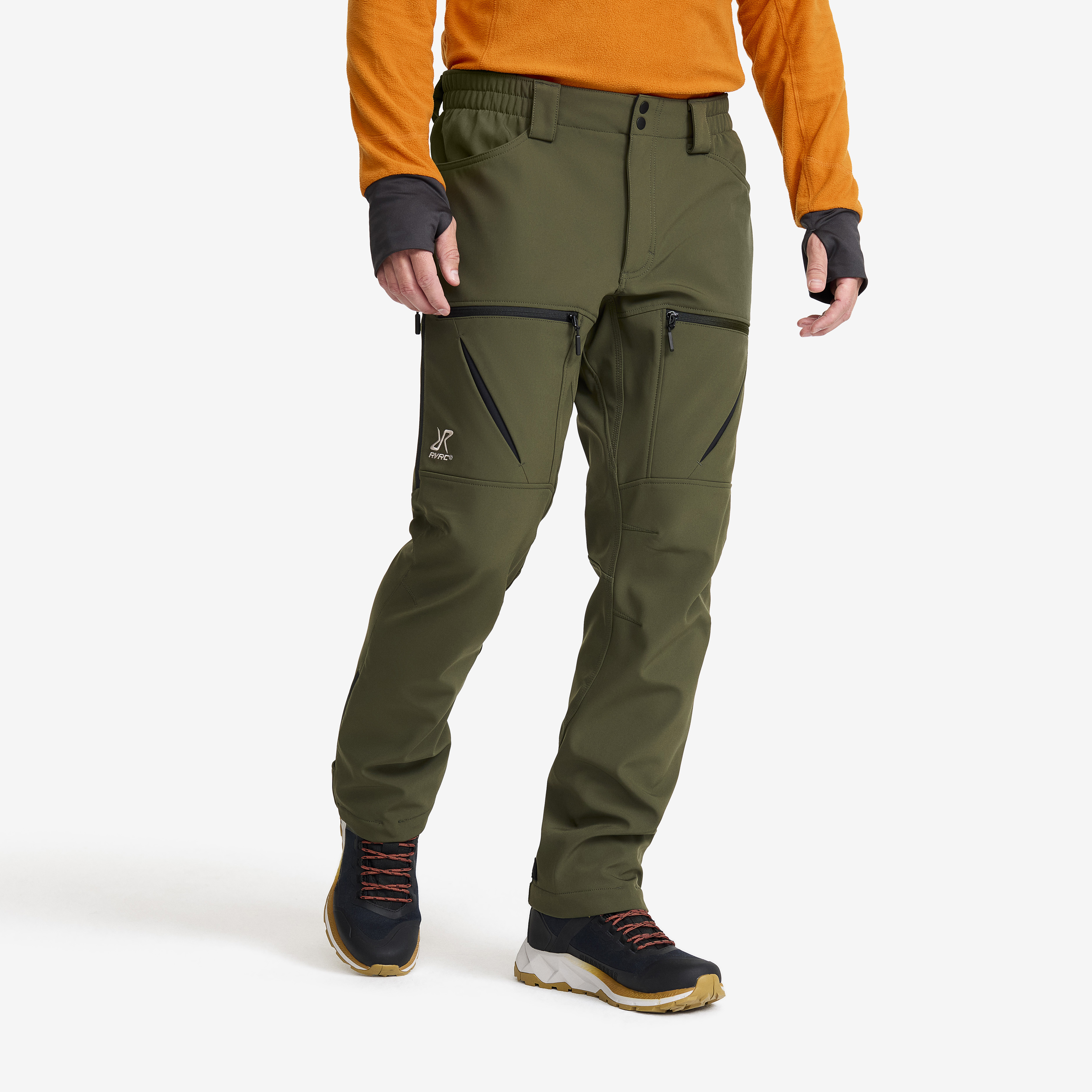 Hiball Softshell Pants Herr Forest Night, :XS