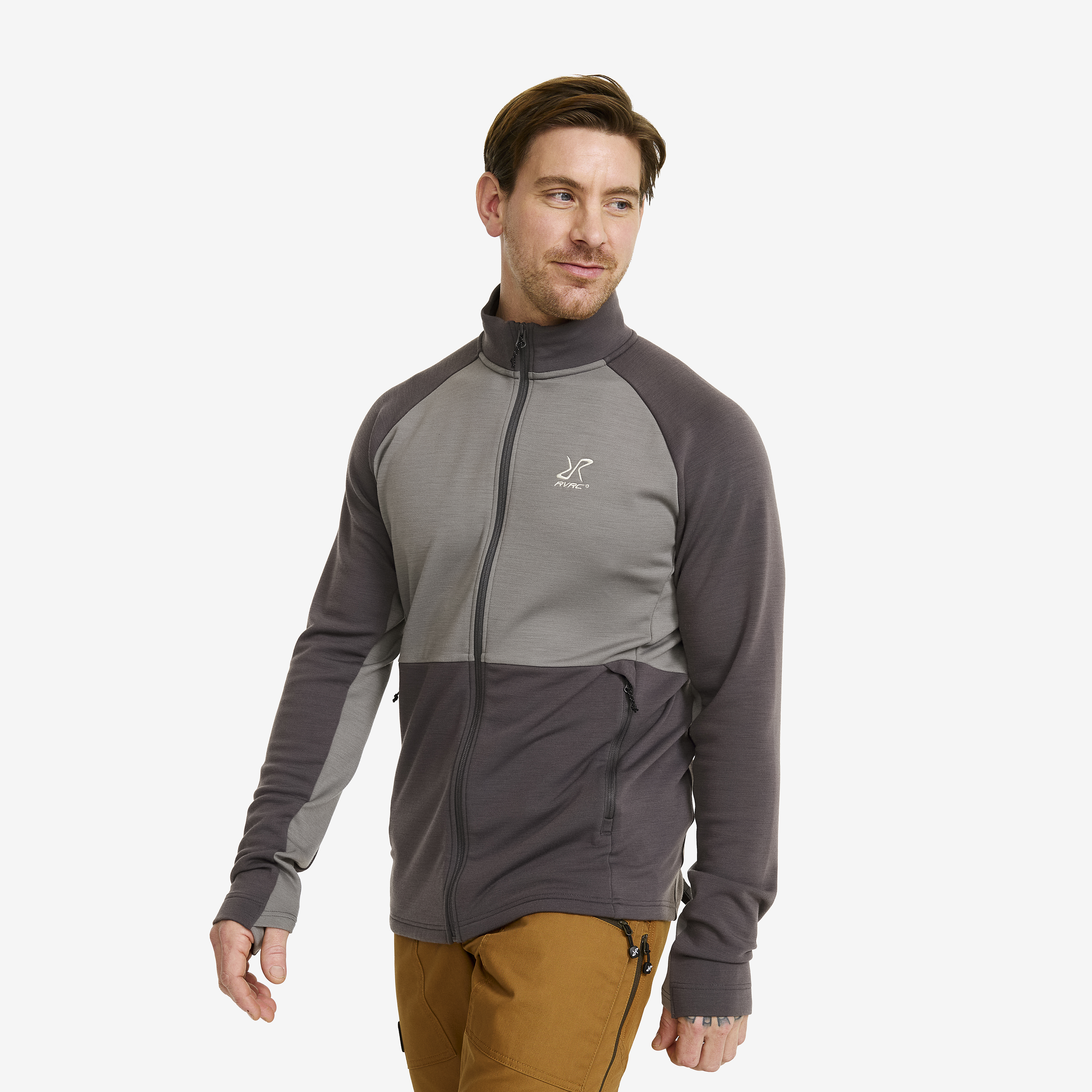 Hill Wool Fleece Asphalt/Steel Gray Hombres,