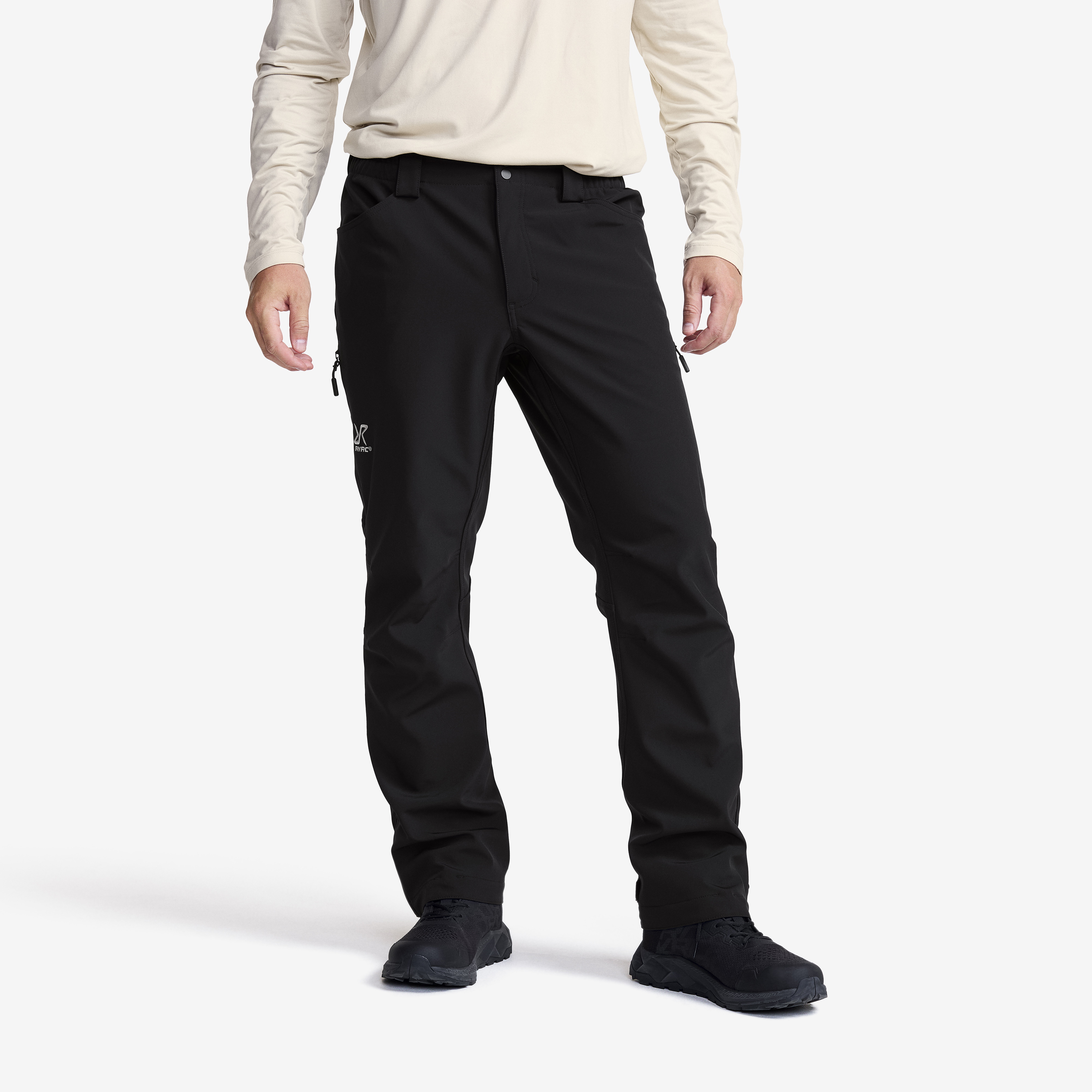 Hiball Essential Softshell Pants Black Herren,