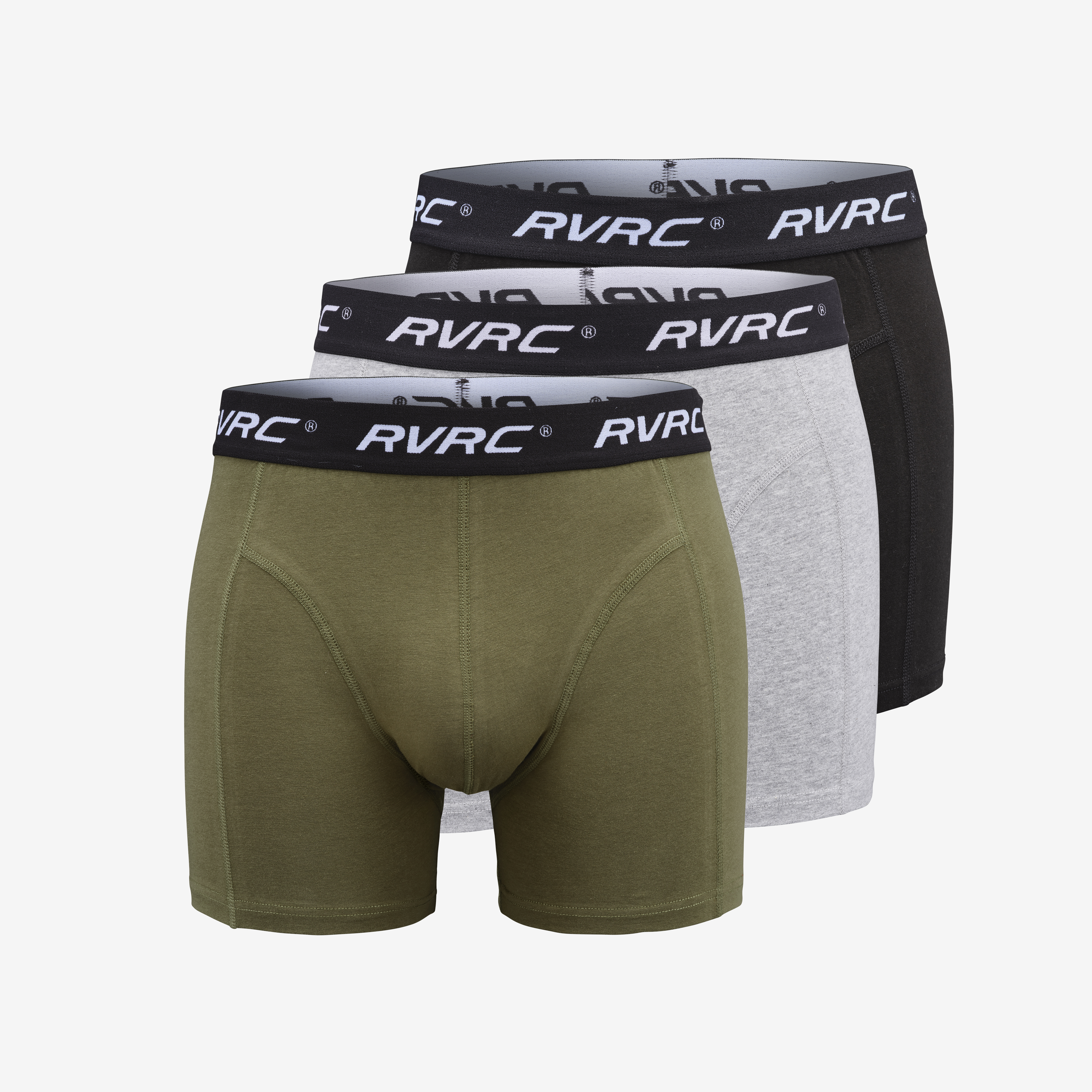 3-pack Ultimate Soft Boxers Herre Grey Melange/Grape Leaf, Størrelse:2XL - Herre > Undertøj & Strømper > Undertøj