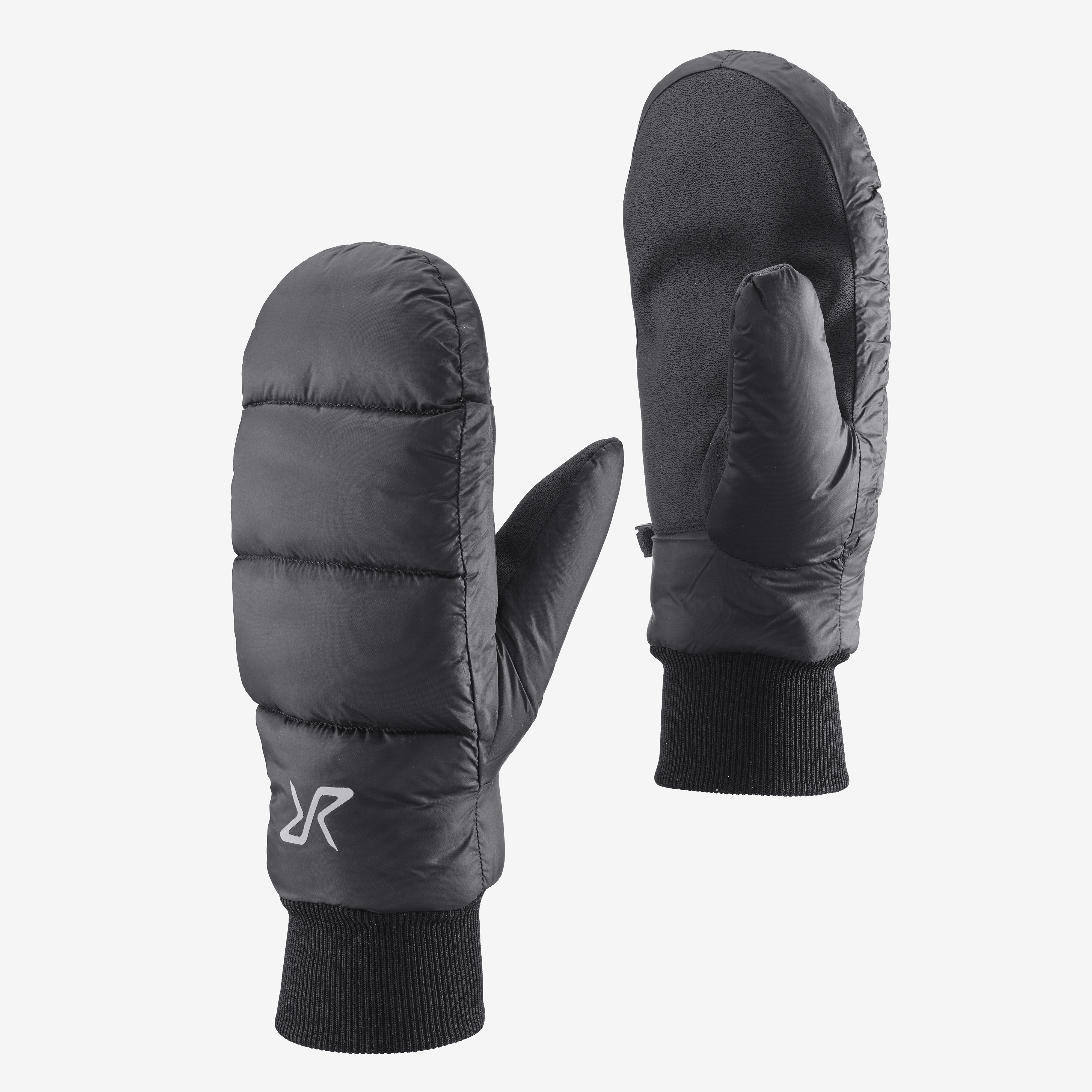 Puffer Mittens Black, 